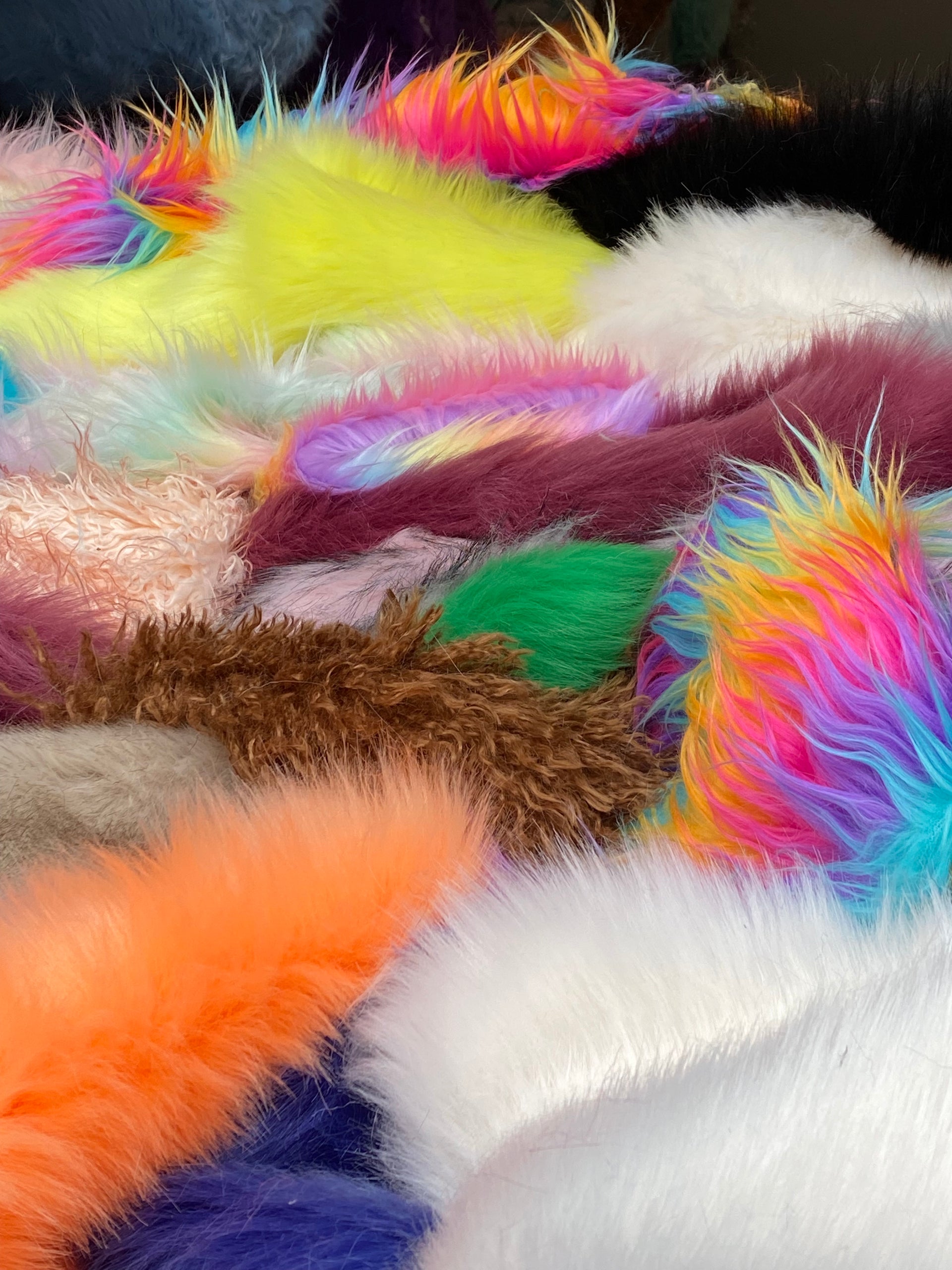 OffCut PACK - random assortment of faux fur off-cuts