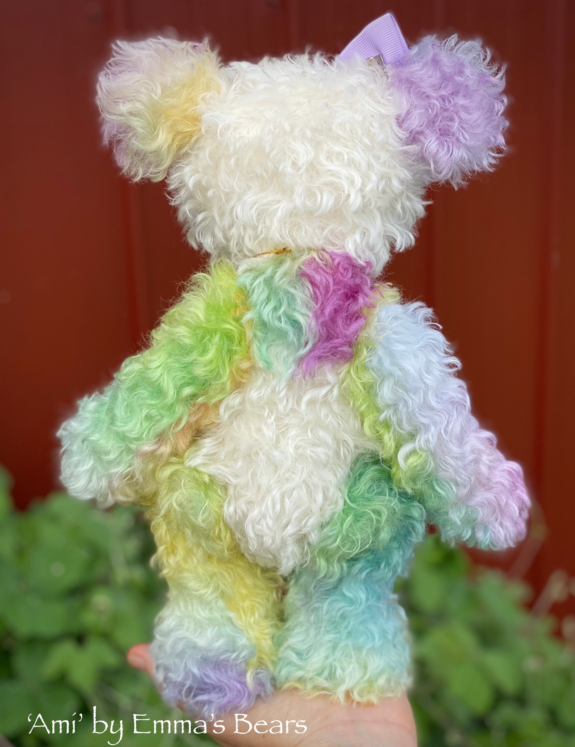 Ami - 12" Hand Dyed Mohair Artist Bear by Emma's Bears - OOAK