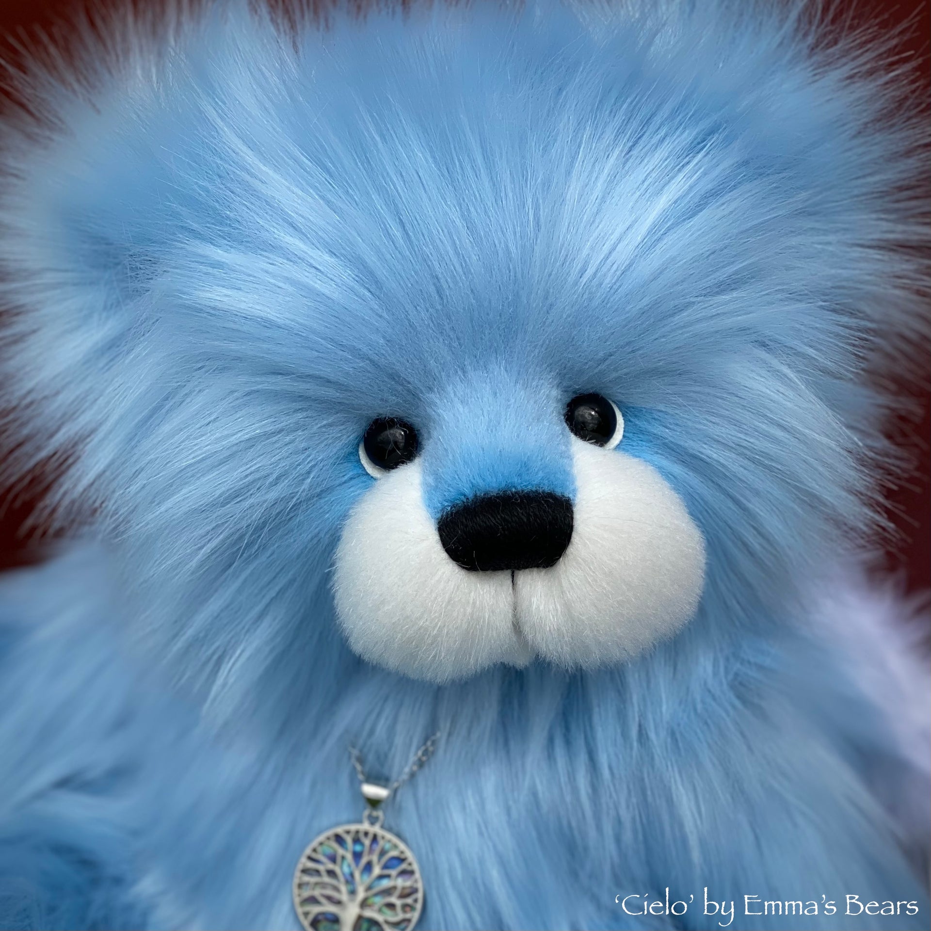 Cielo - 15" faux fur bear by Emmas Bears - OOAK