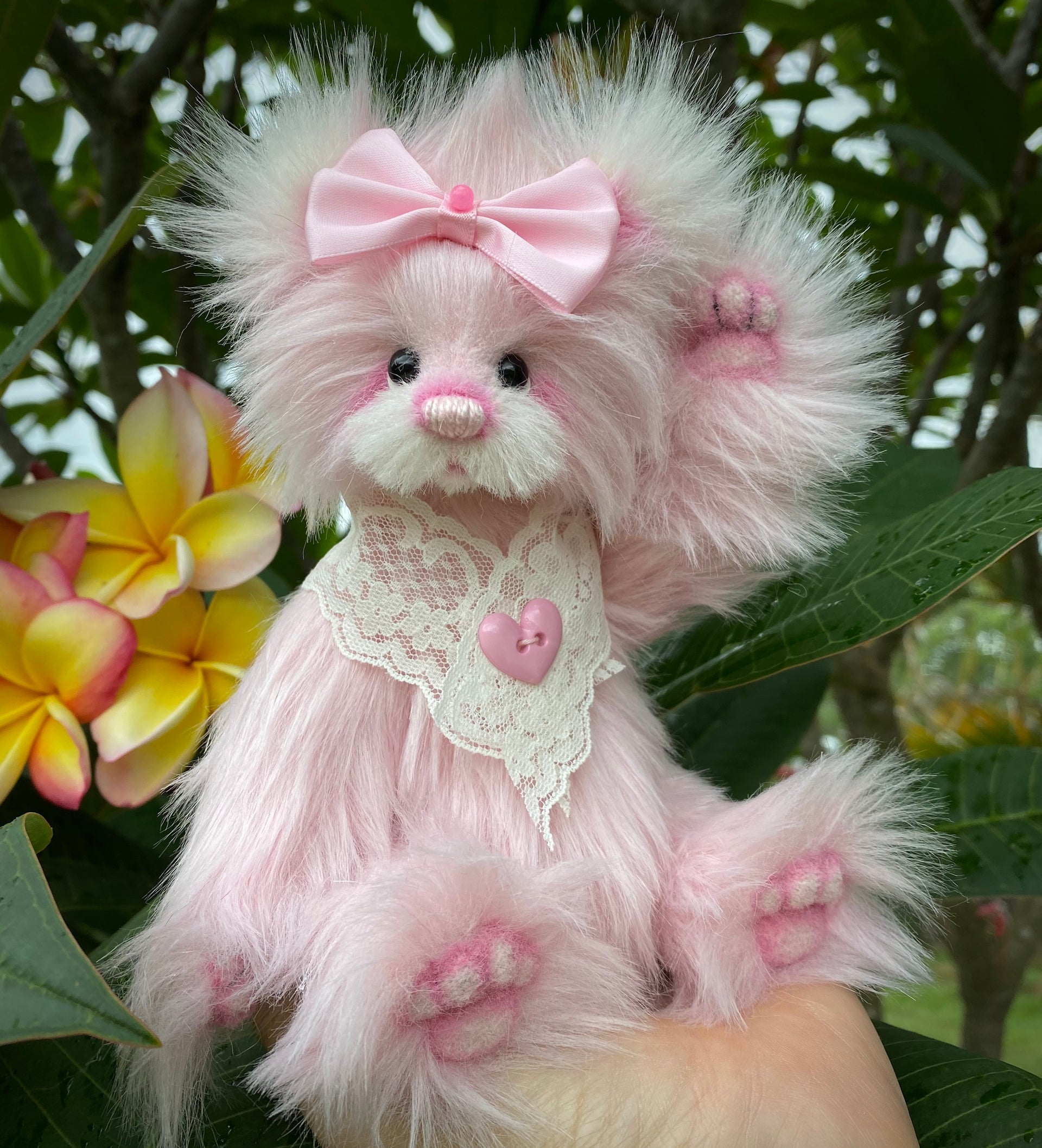 Muse - 8" Faux Fur and Alpaca Artist Bear by Emma's Bears - OOAK