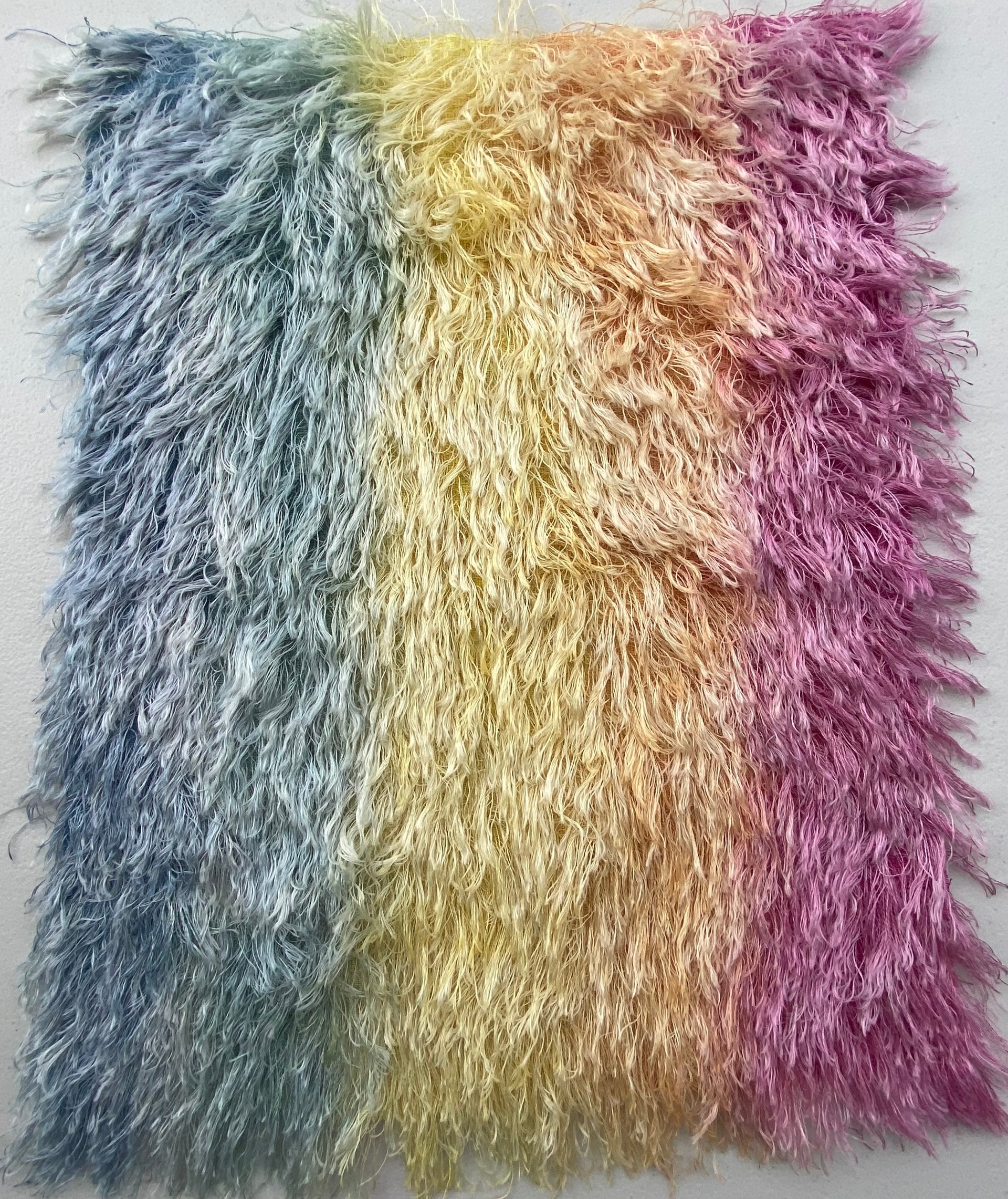 Long String Mohair - Hand Dyed Carnivale - Fat 1/8m - NOV020