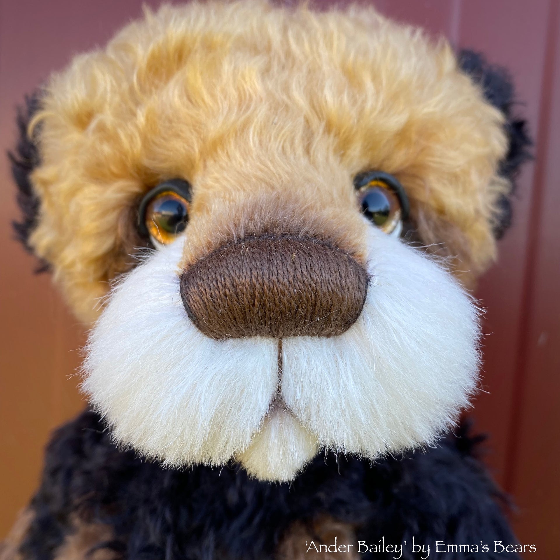 Ander Bailey - 18" Kid Mohair and Alpaca Artist Baby Bear by Emma's Bears - OOAK