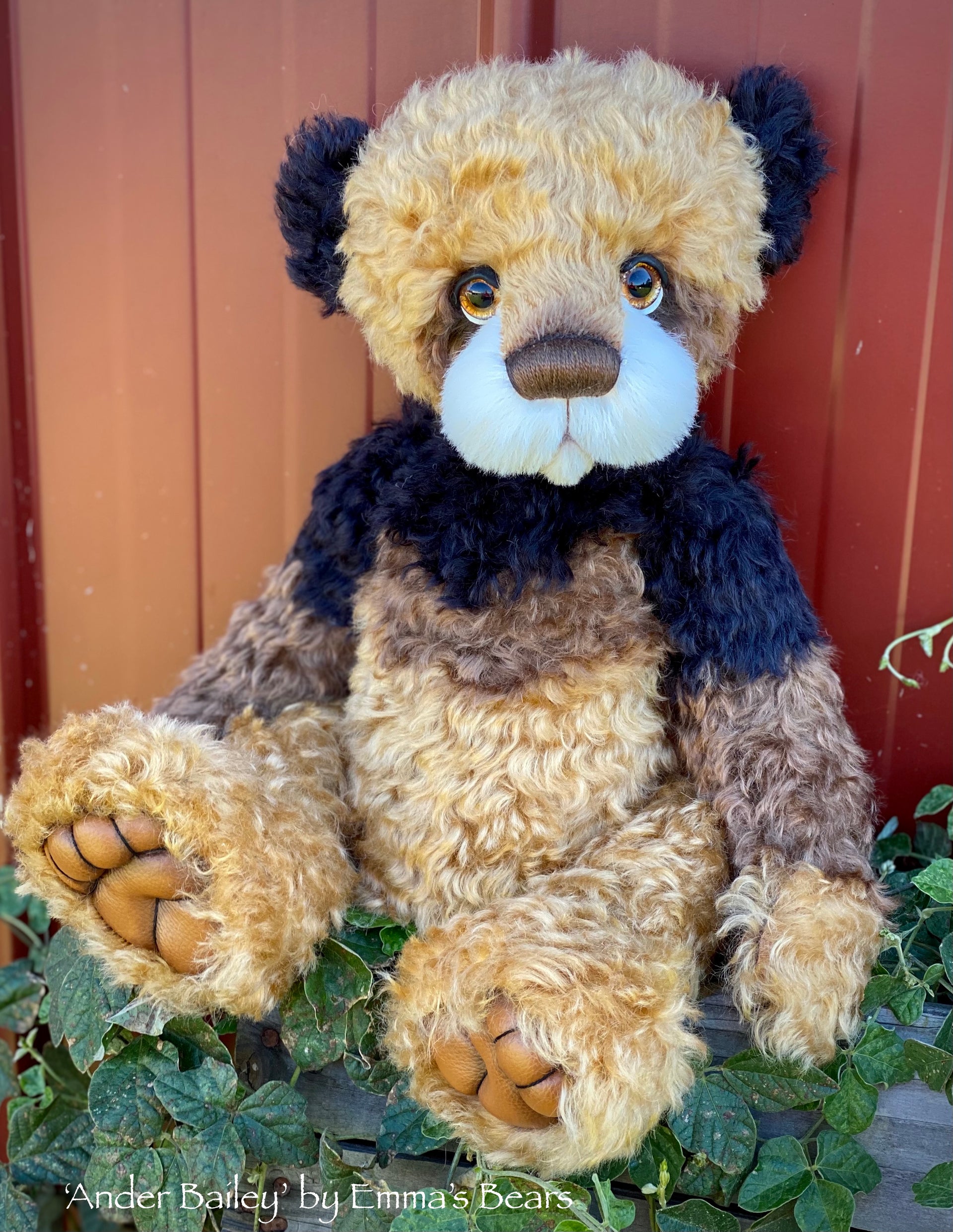 Ander Bailey - 18" Kid Mohair and Alpaca Artist Baby Bear by Emma's Bears - OOAK