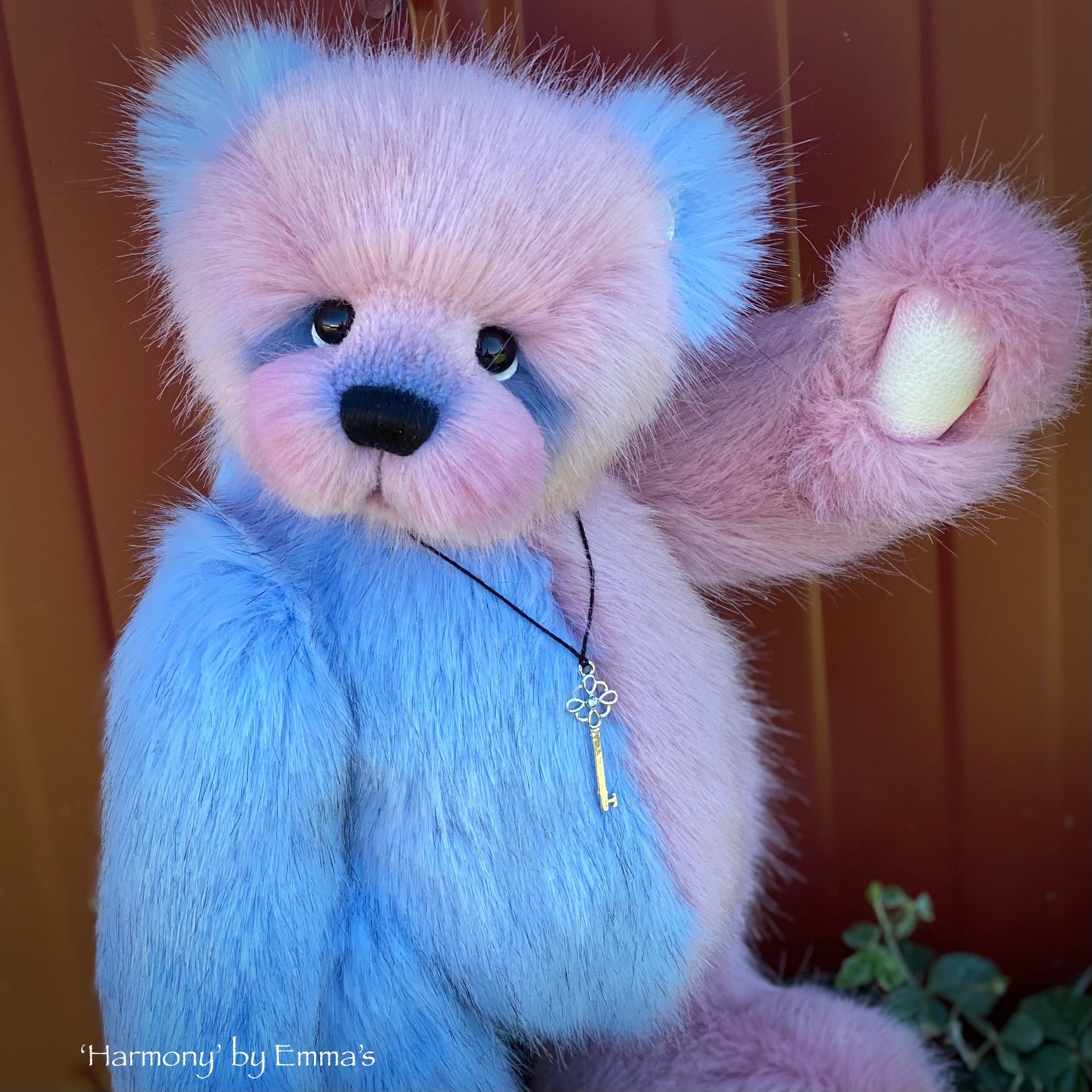 Harmony - 14" Faux Fur artist bear by Emmas Bears - OOAK