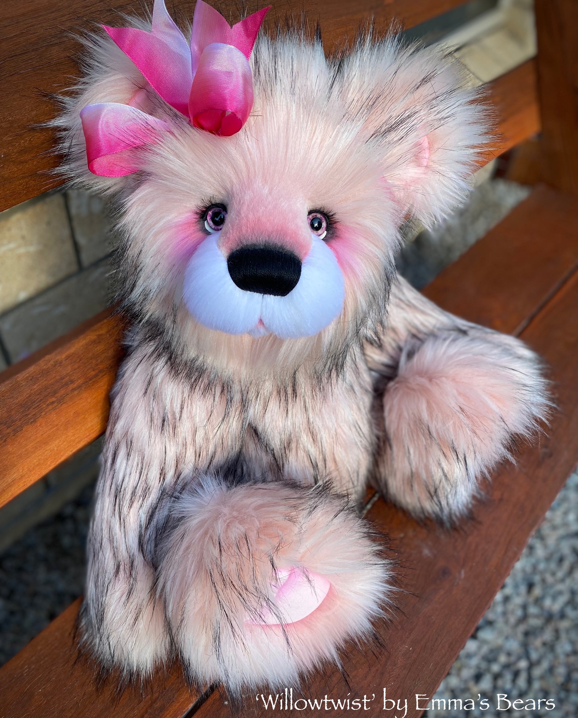 Willowtwist - 23" Faux Fur Artist Bear by Emma's Bears - OOAK