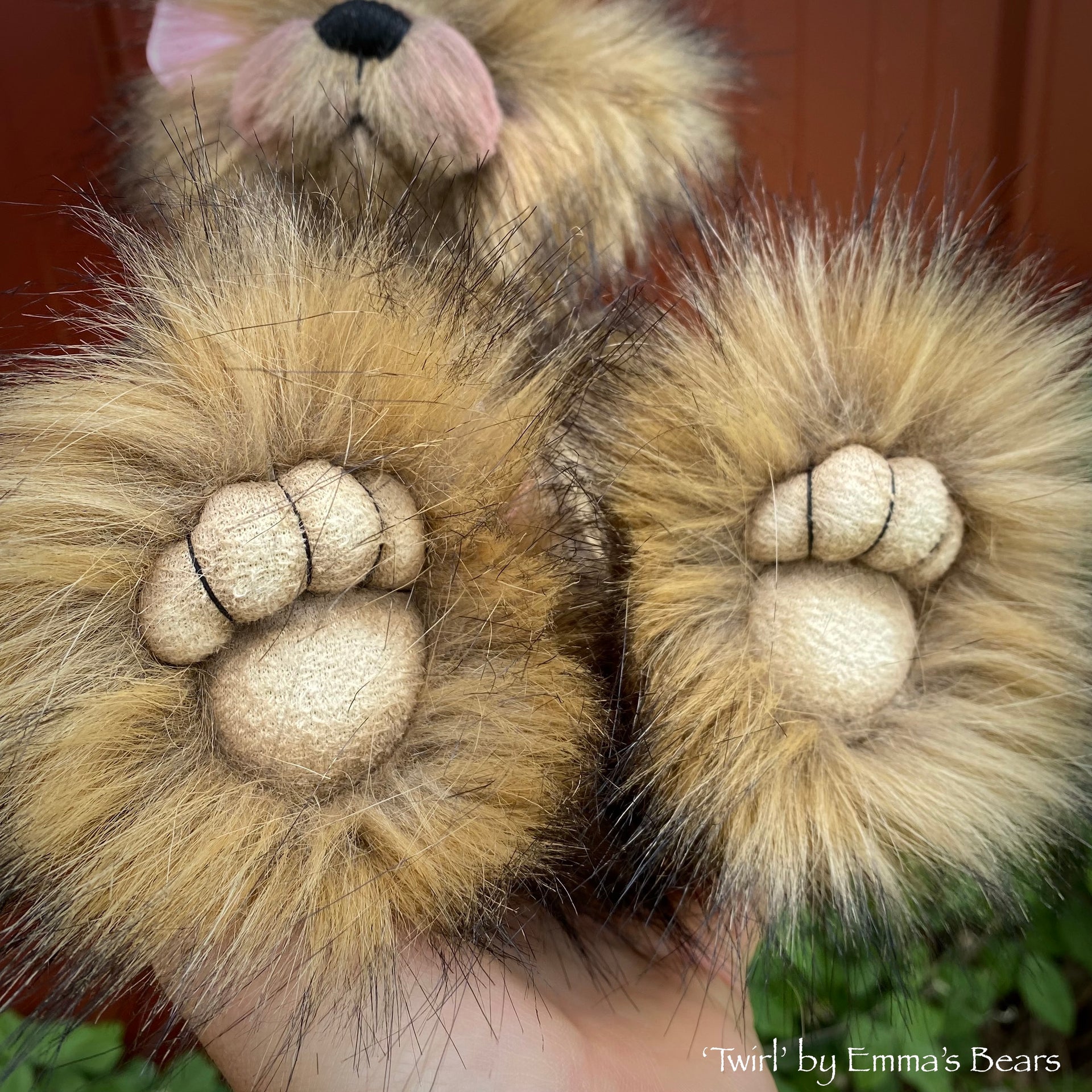Twirl - 11" Faux Fur Artist Bear by Emmas Bears - OOAK