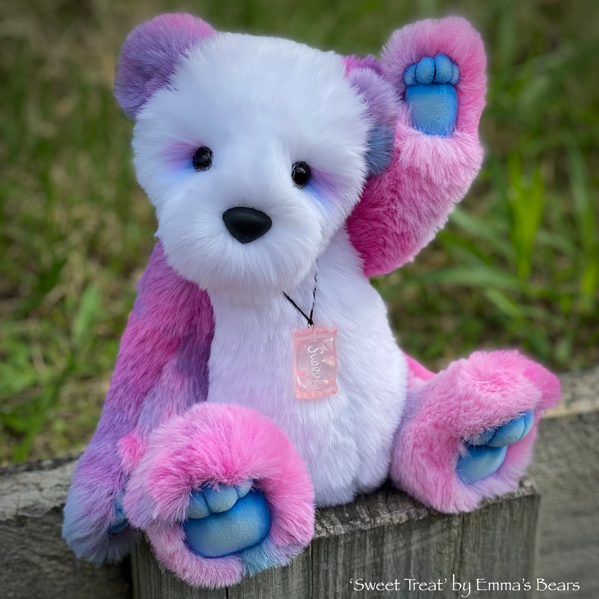 KITS - 13" Sweet Treat faux fur teddy using Emma's Bears FREE pattern