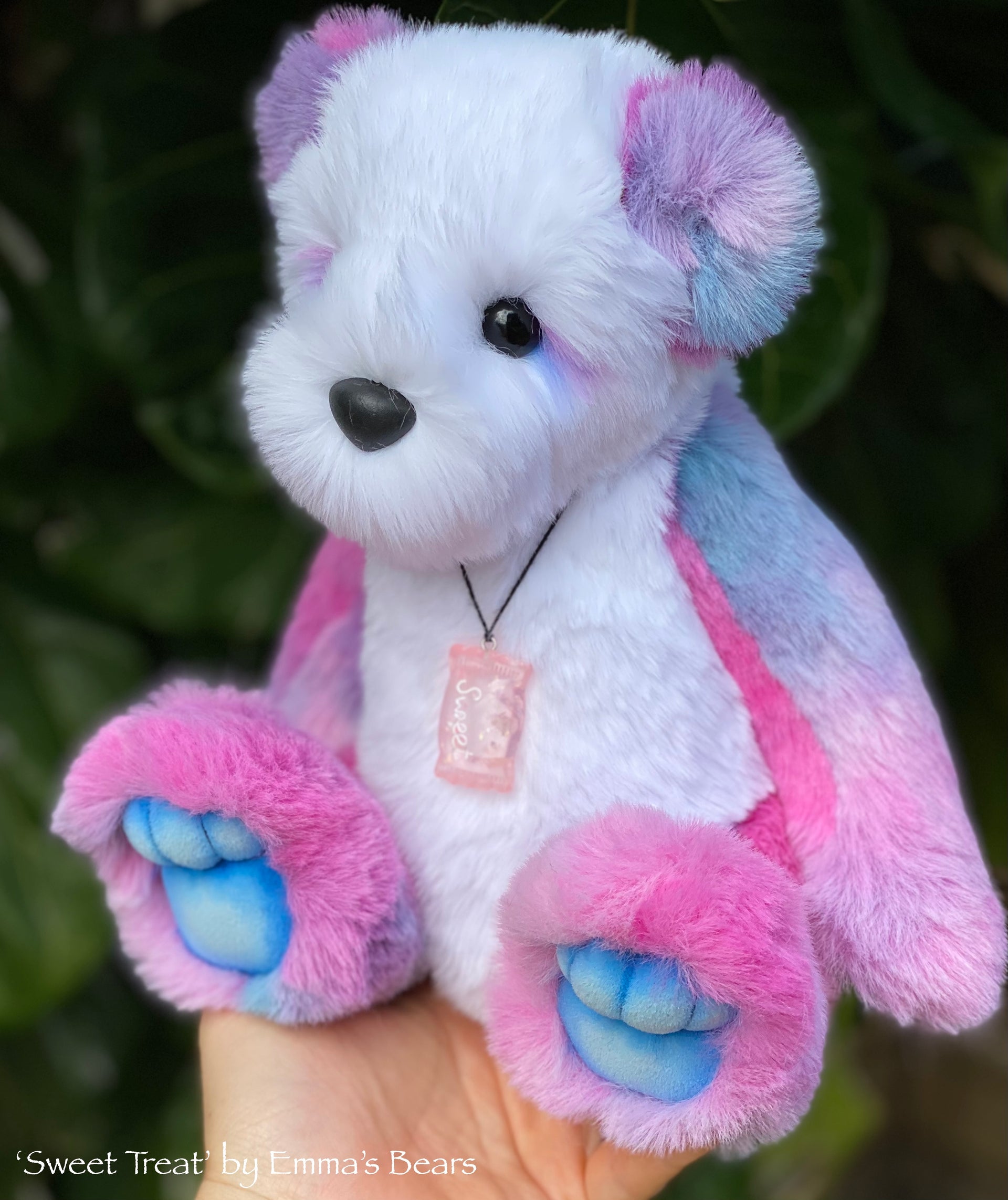 Sweet Treat - 13" faux fur Artist Bear by Emmas Bears - OOAK