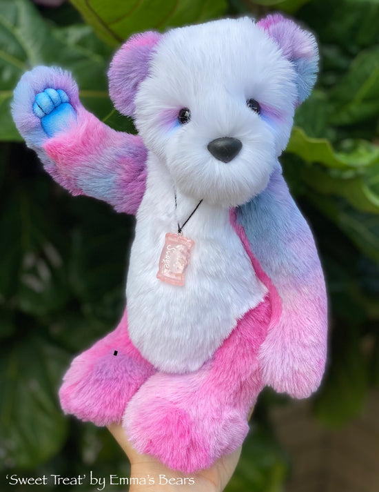 KITS - 13" Sweet Treat faux fur teddy using Emma's Bears FREE pattern