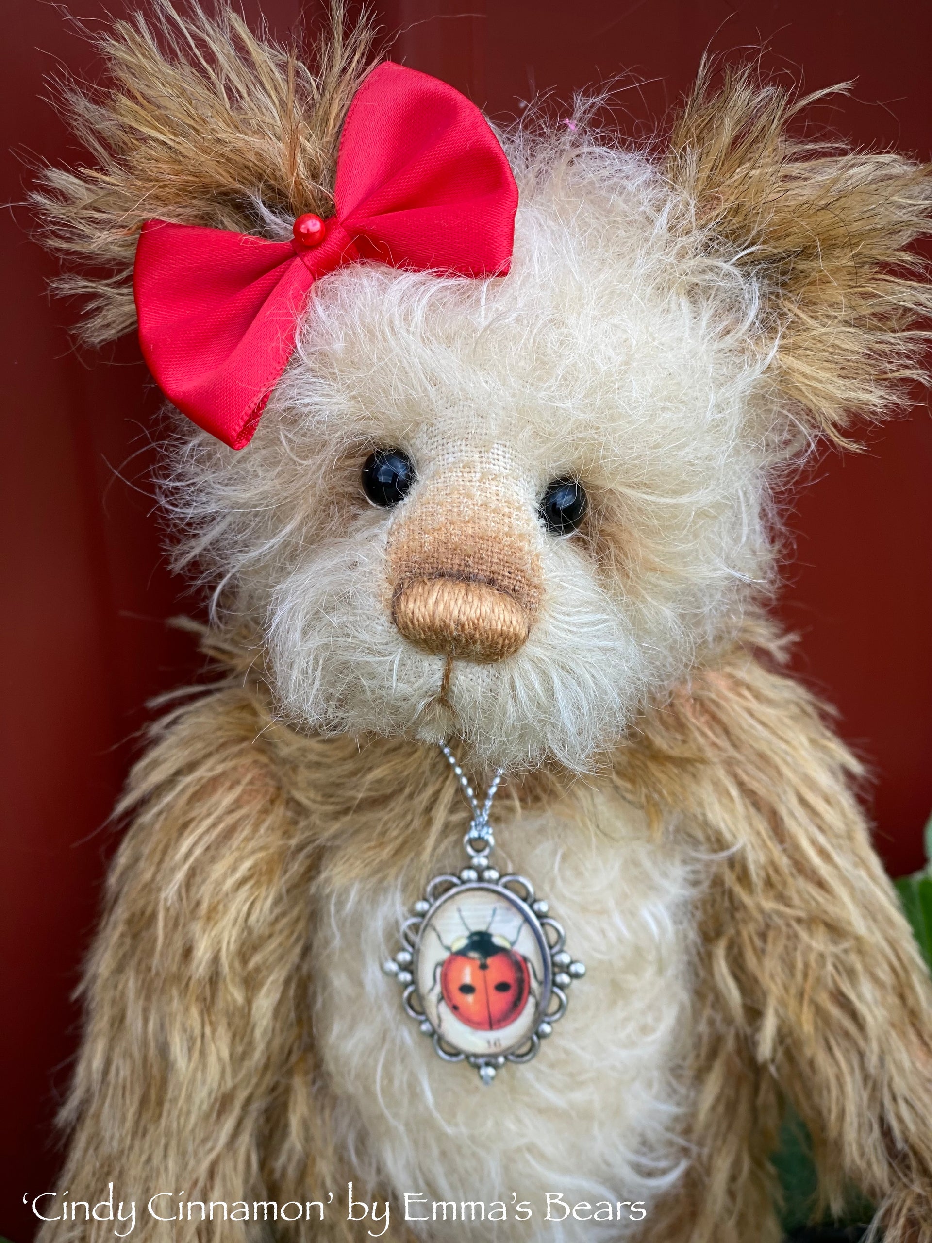 Cindy Cinnamon - 10" Mohair Artist Bear by Emma's Bears - OOAK