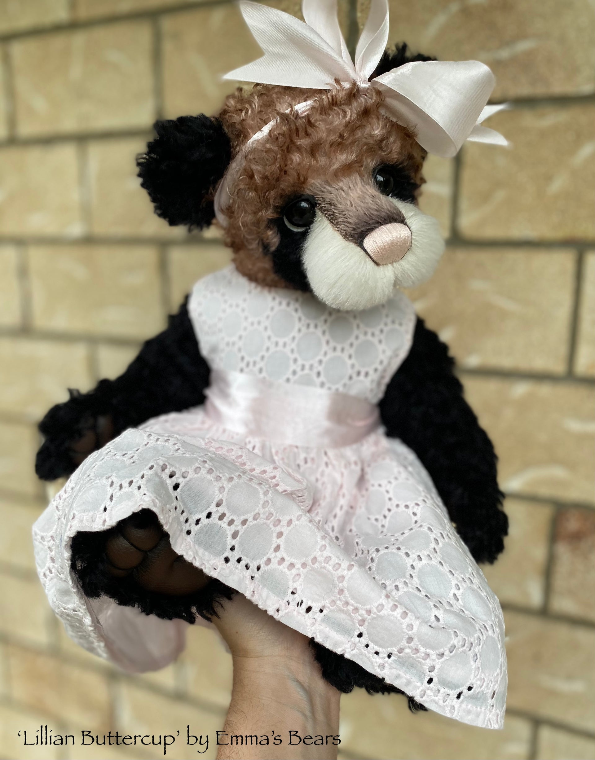 Lillian Buttercup - 18" Kid Mohair and Alpaca Artist Baby Bear by Emma's Bears - OOAK