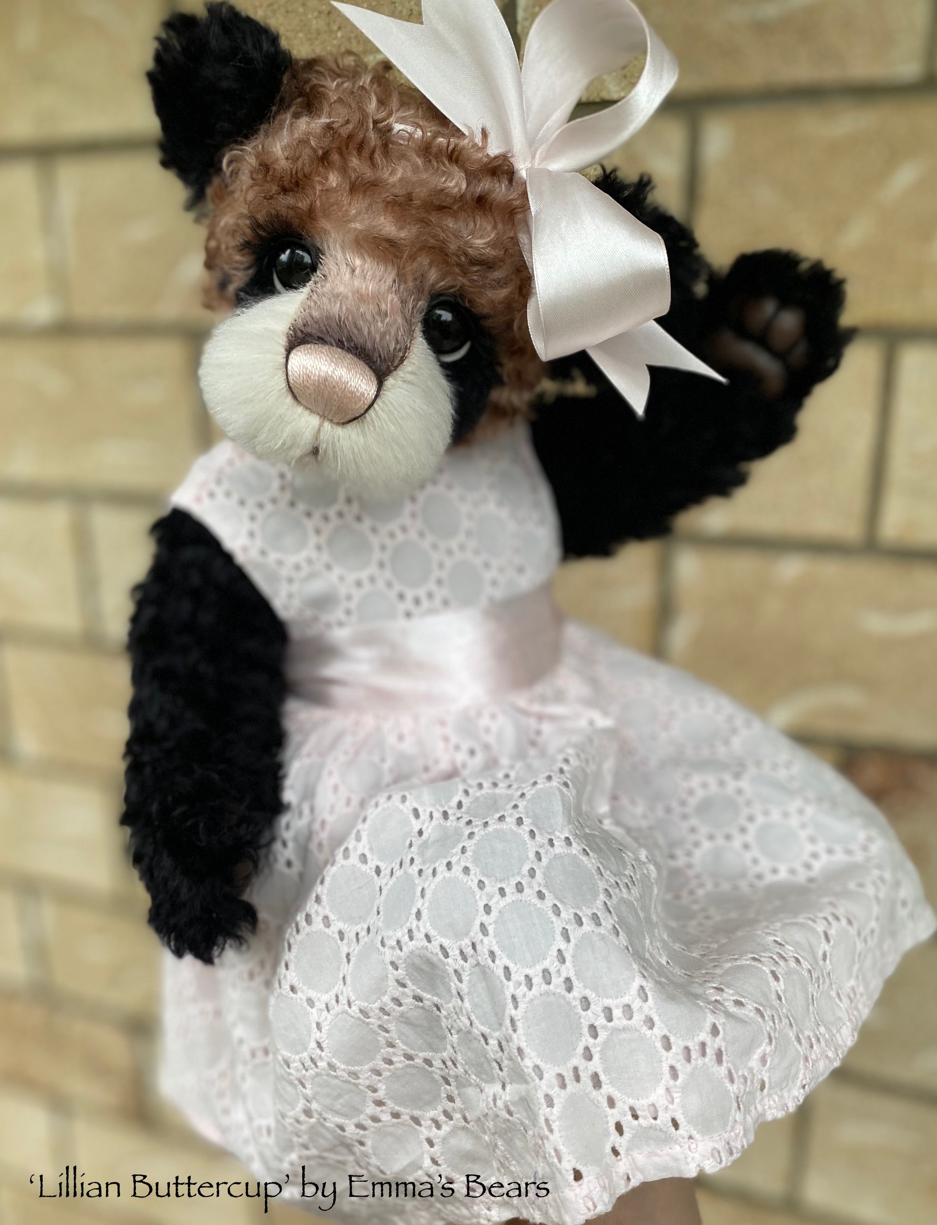 Lillian Buttercup - 18" Kid Mohair and Alpaca Artist Baby Bear by Emma's Bears - OOAK