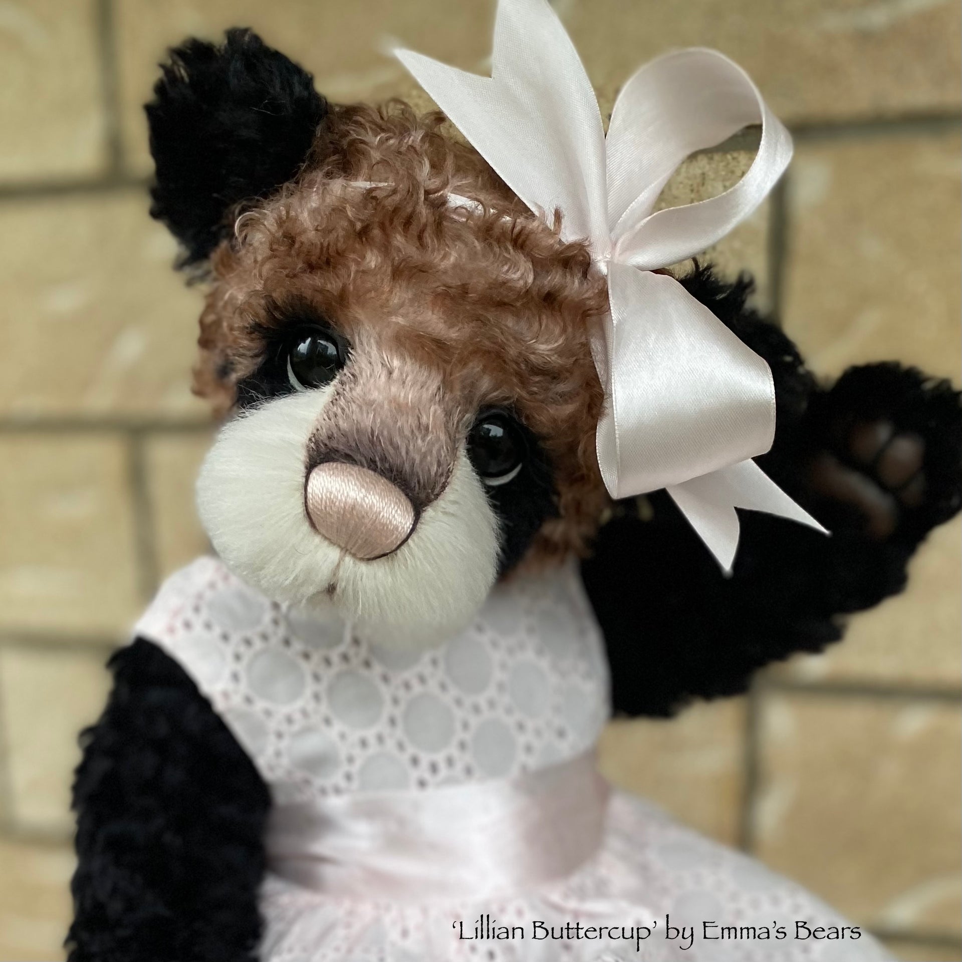 Lillian Buttercup - 18" Kid Mohair and Alpaca Artist Baby Bear by Emma's Bears - OOAK