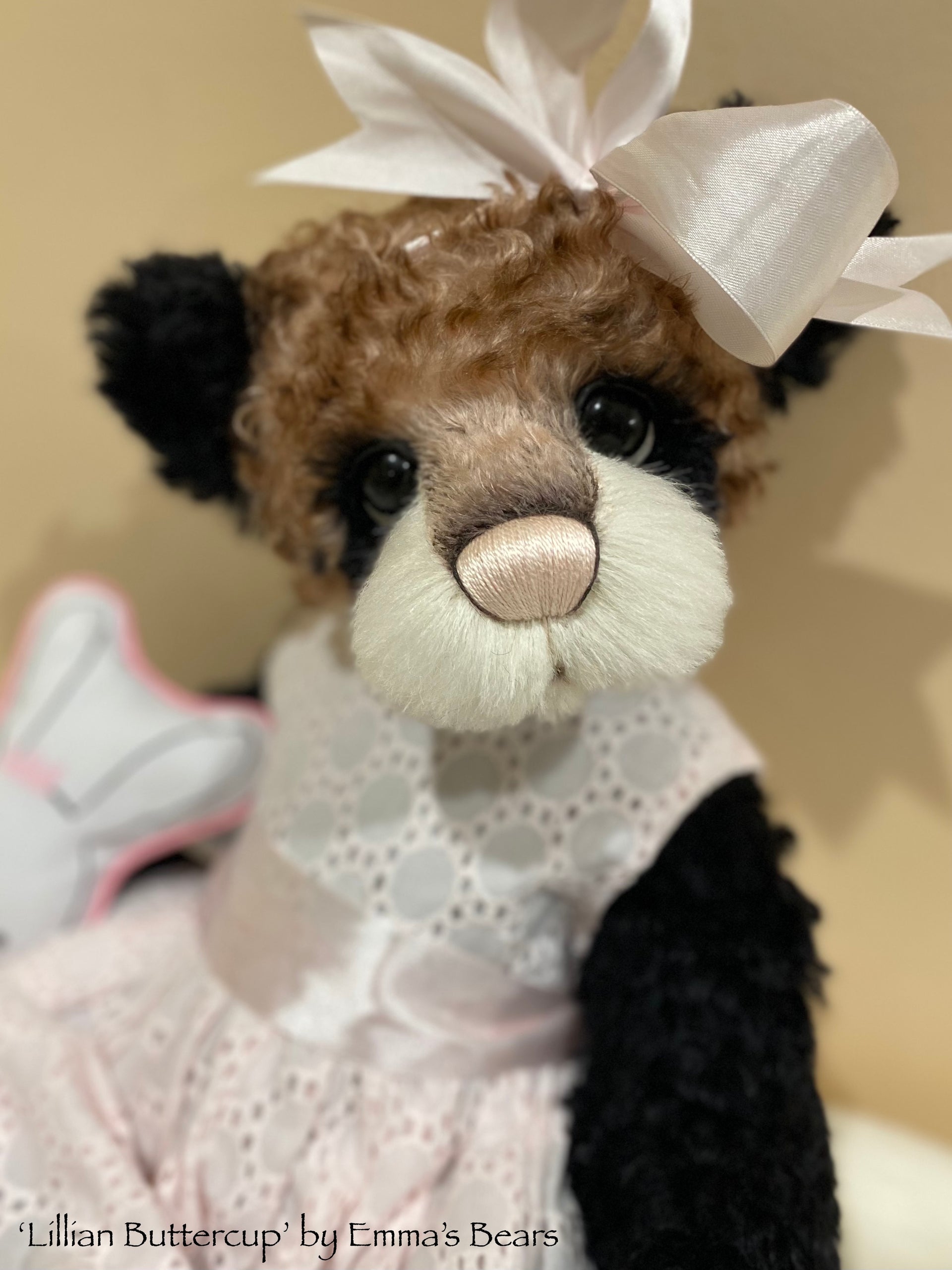 Lillian Buttercup - 18" Kid Mohair and Alpaca Artist Baby Bear by Emma's Bears - OOAK