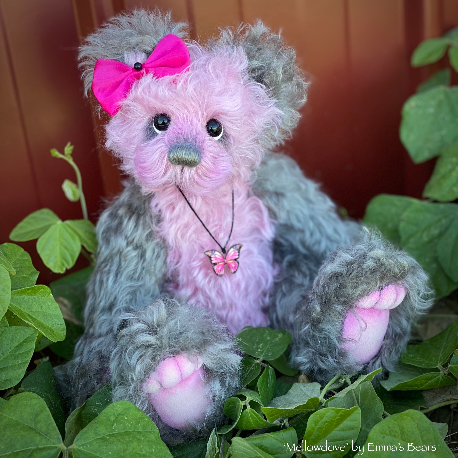 Mellowdove - 10" Kid Mohair Artist Bear by Emma's Bears - OOAK