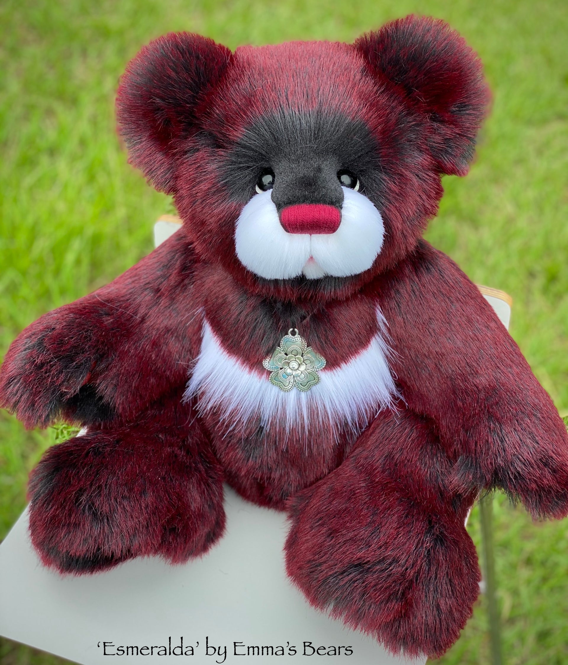 Esmeralda - 21" Faux Fur Artist Bear by Emma's Bears - OOAK