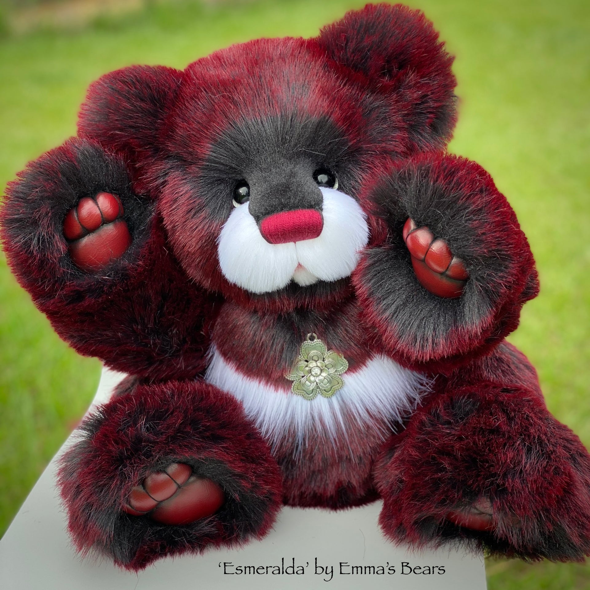 Esmeralda - 21" Faux Fur Artist Bear by Emma's Bears - OOAK