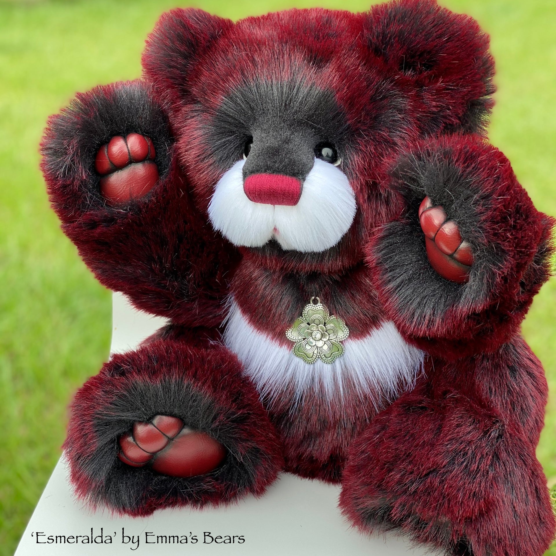 Esmeralda - 21" Faux Fur Artist Bear by Emma's Bears - OOAK
