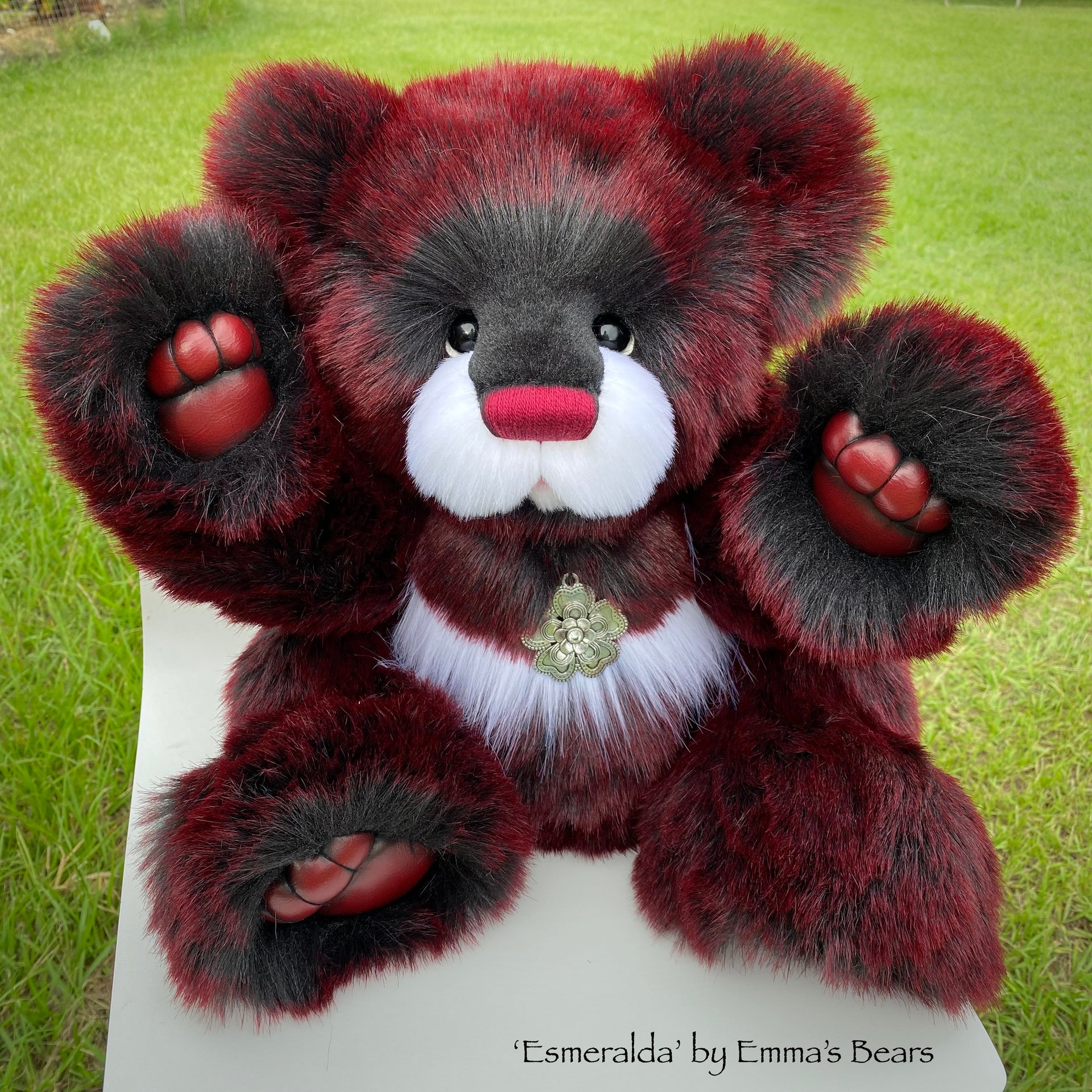 Esmeralda - 21" Faux Fur Artist Bear by Emma's Bears - OOAK