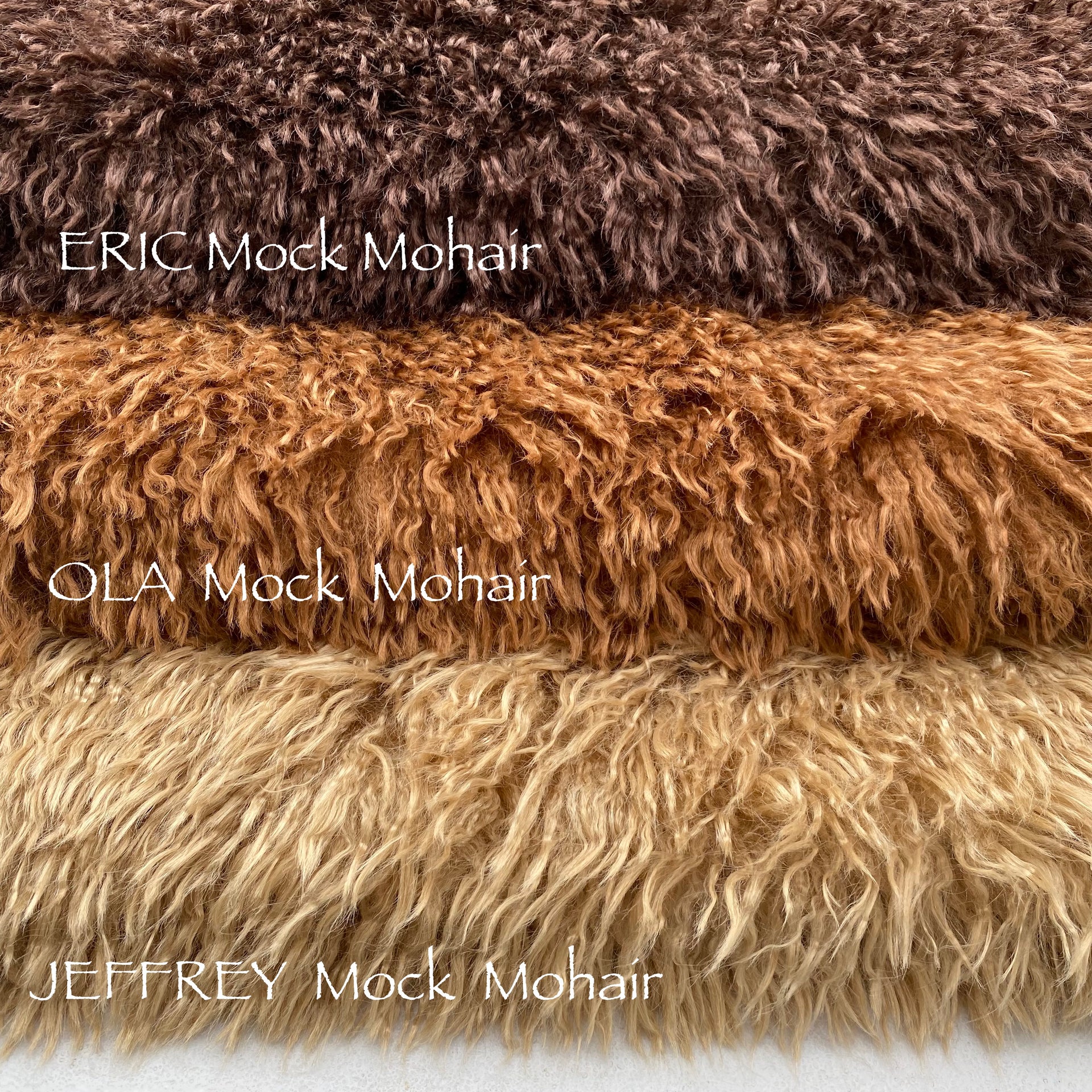 MOCK MOHAIR Ola - Luxury Faux Fur - Late 2021 Range