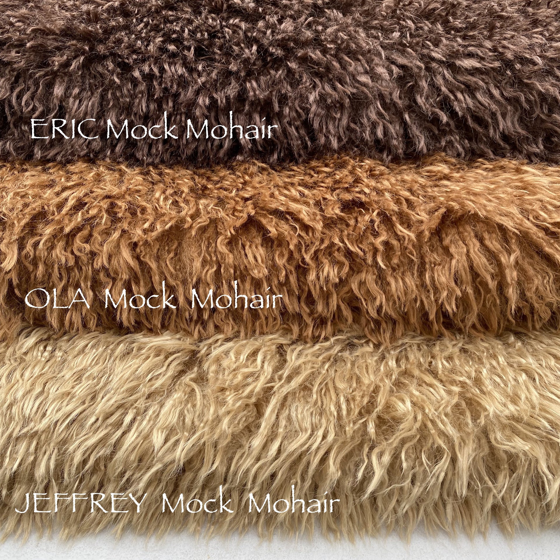 MOCK MOHAIR Jeffrey - Luxury Faux Fur - Late 2021 Range