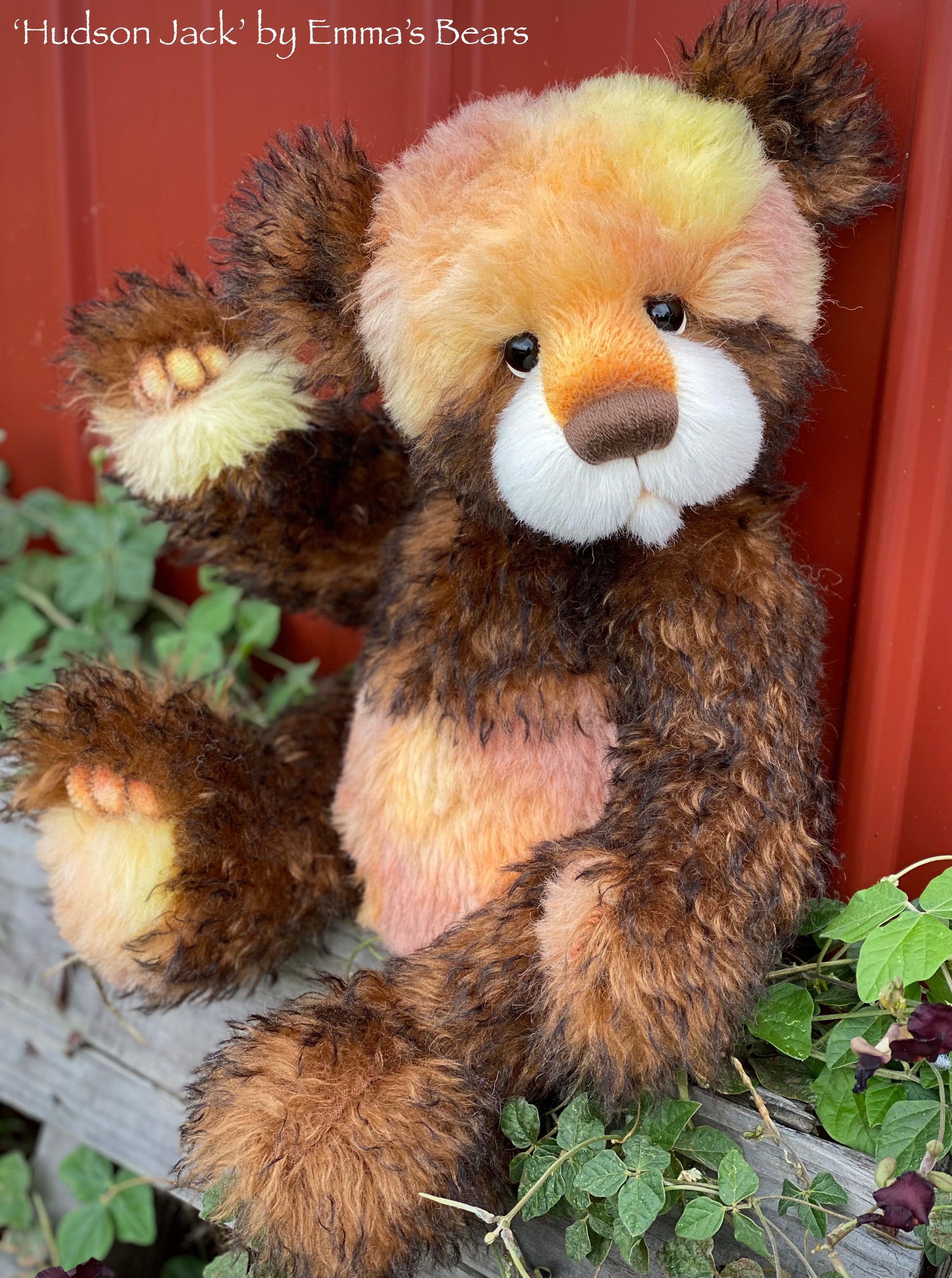 Hudson Jack - 18" Curlylocks Mohair and Alpaca Artist Baby Bear by Emma's Bears - OOAK
