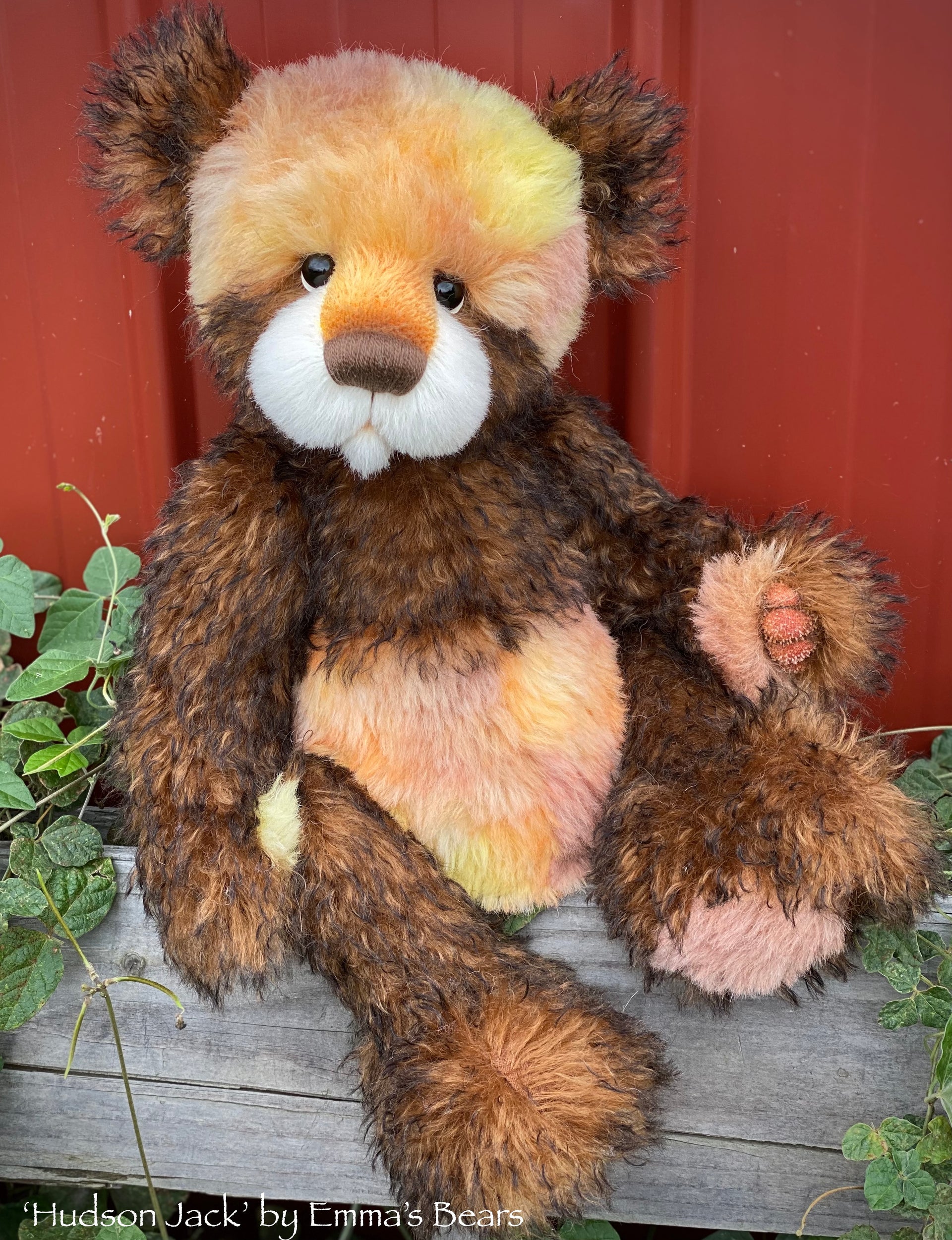 Hudson Jack - 18" Curlylocks Mohair and Alpaca Artist Baby Bear by Emma's Bears - OOAK