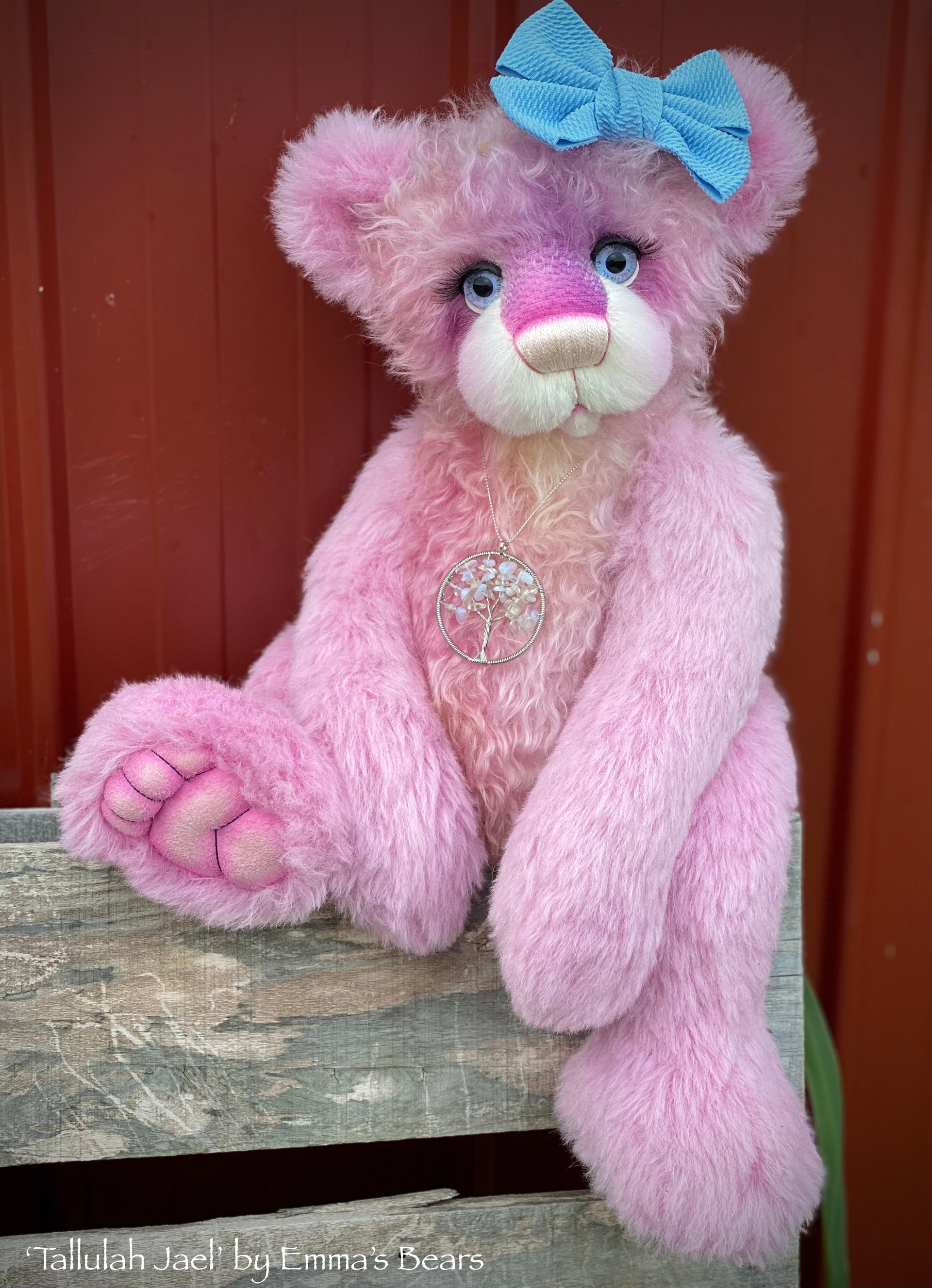 Tallulah Jael - 21" Mohair and Alpaca Toddler Artist Bear by Emma's Bears - OOAK