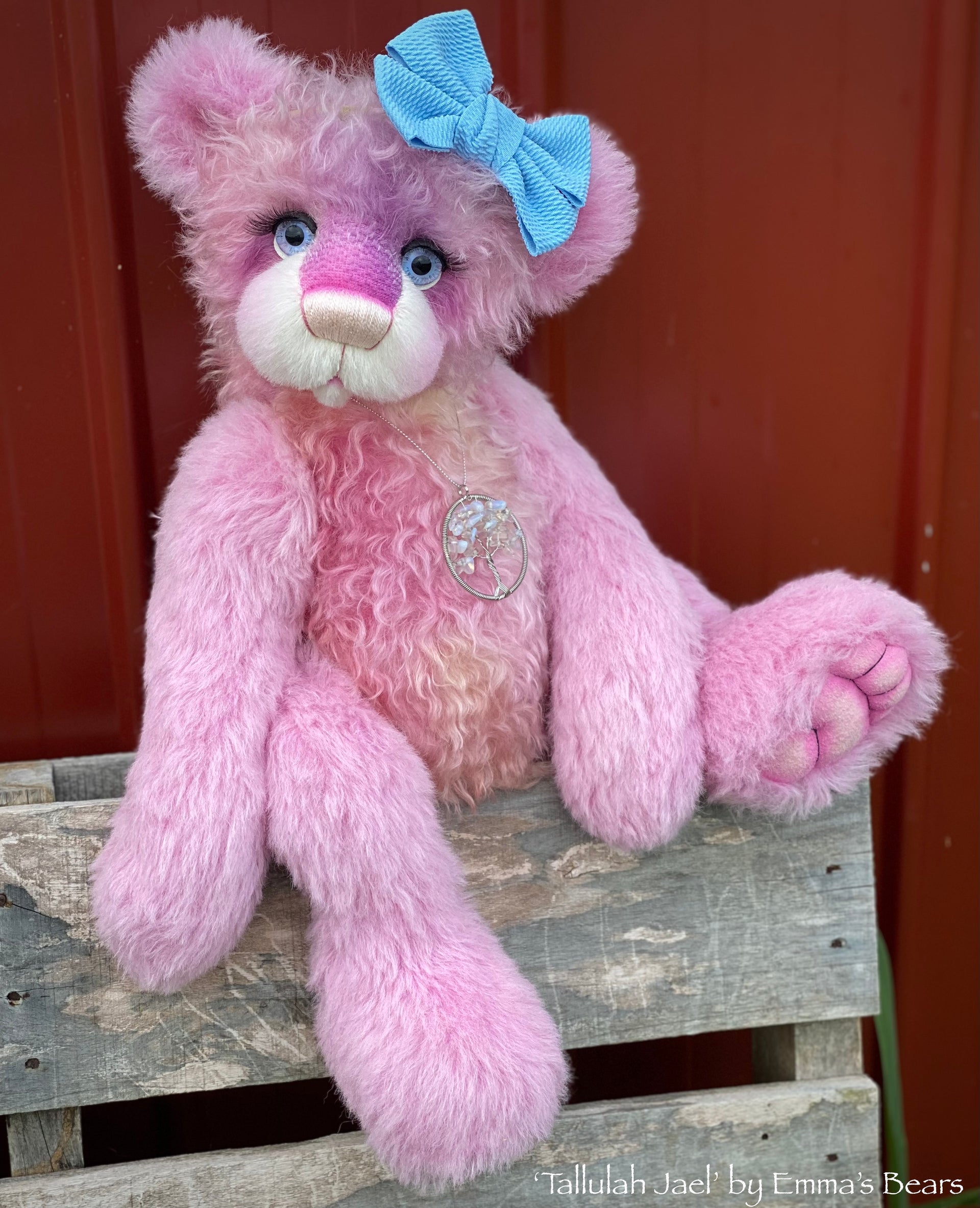 Tallulah Jael - 21" Mohair and Alpaca Toddler Artist Bear by Emma's Bears - OOAK