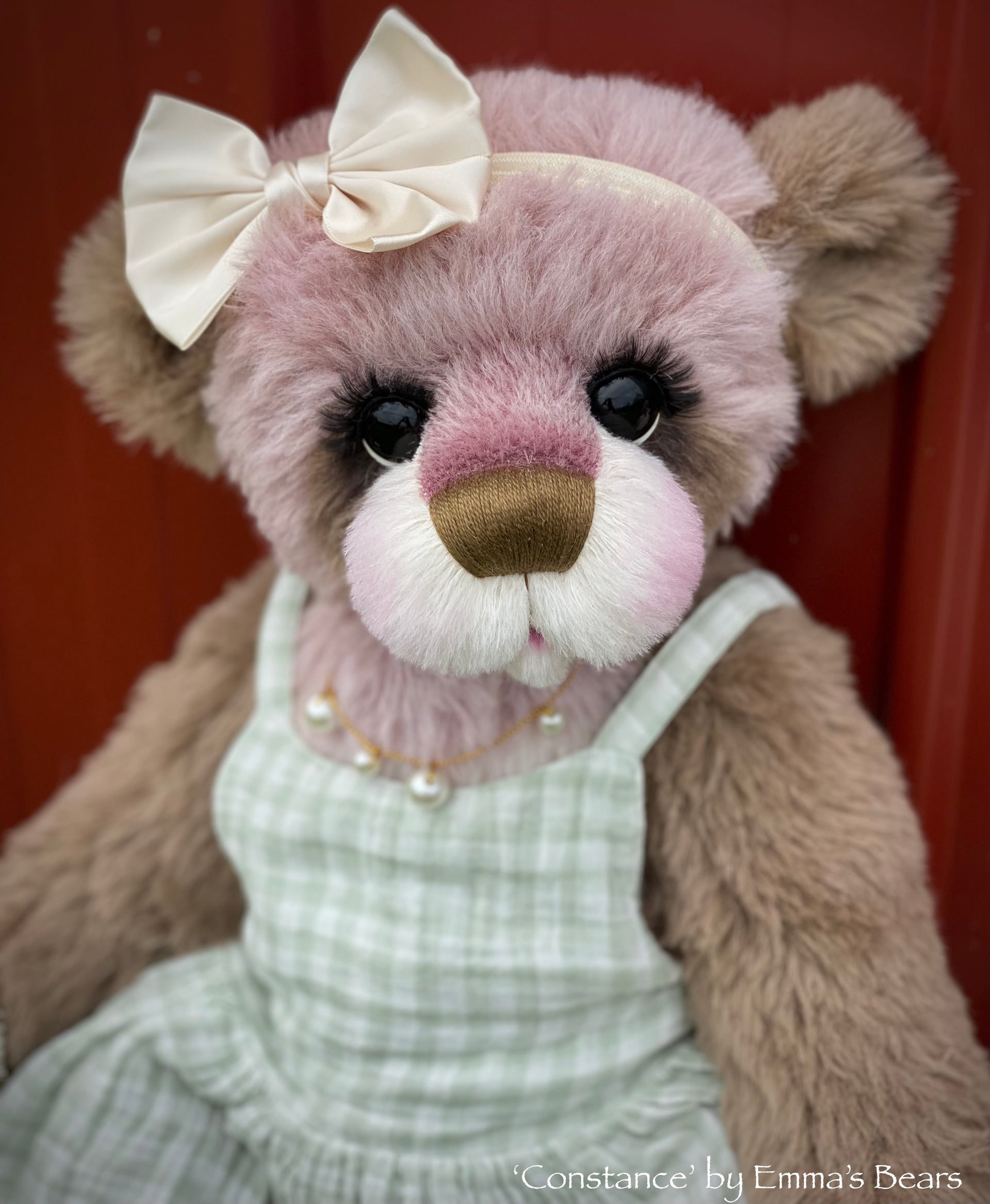 Constance - 21" Hand-Dyed Alpaca Toddler Artist Bear by Emma's Bears - OOAK