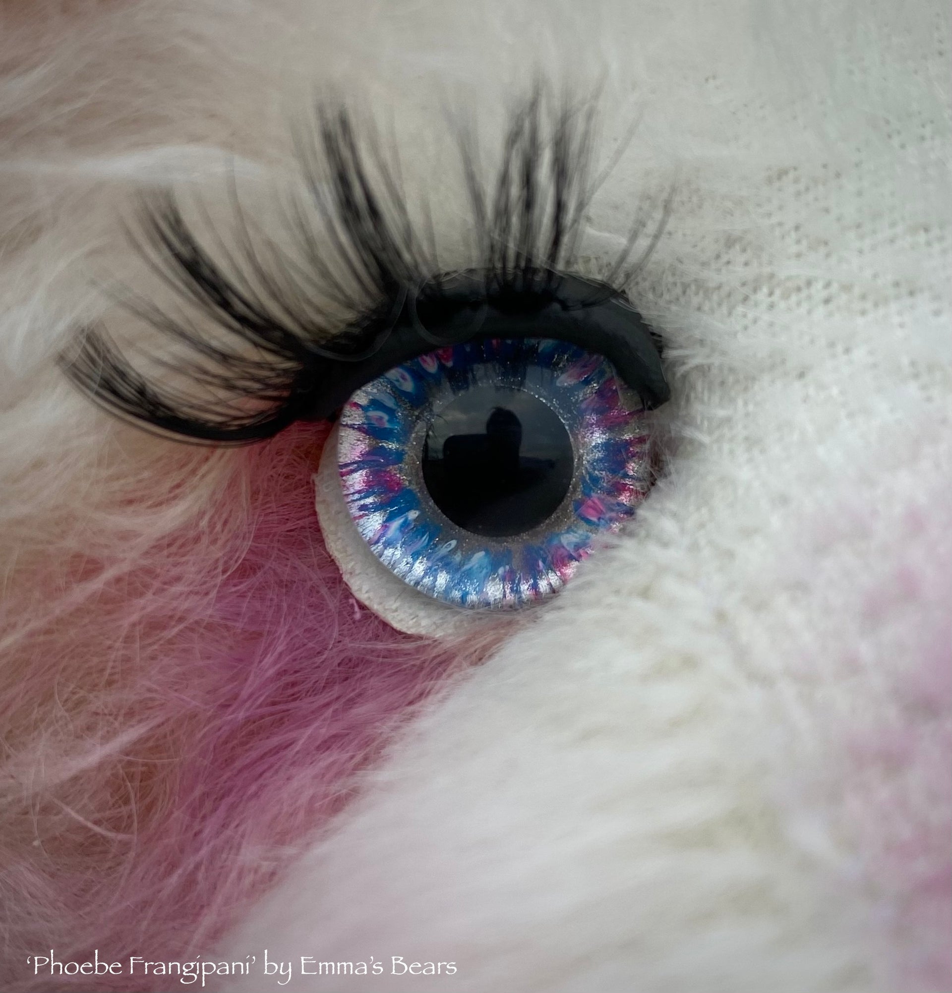 Phoebe Frangipani - 18" Hand-dyed Mohair Artist Baby Bear by Emmas Bears - OOAK