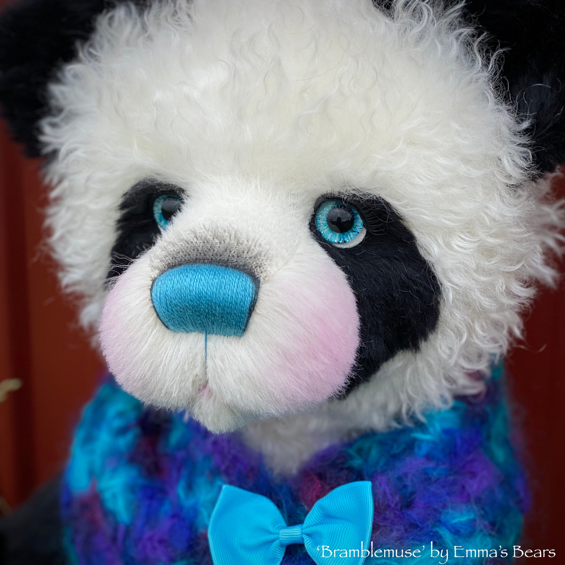 Bramblemuse - 24" mohair artist panda bear by Emma's Bears  - OOAK