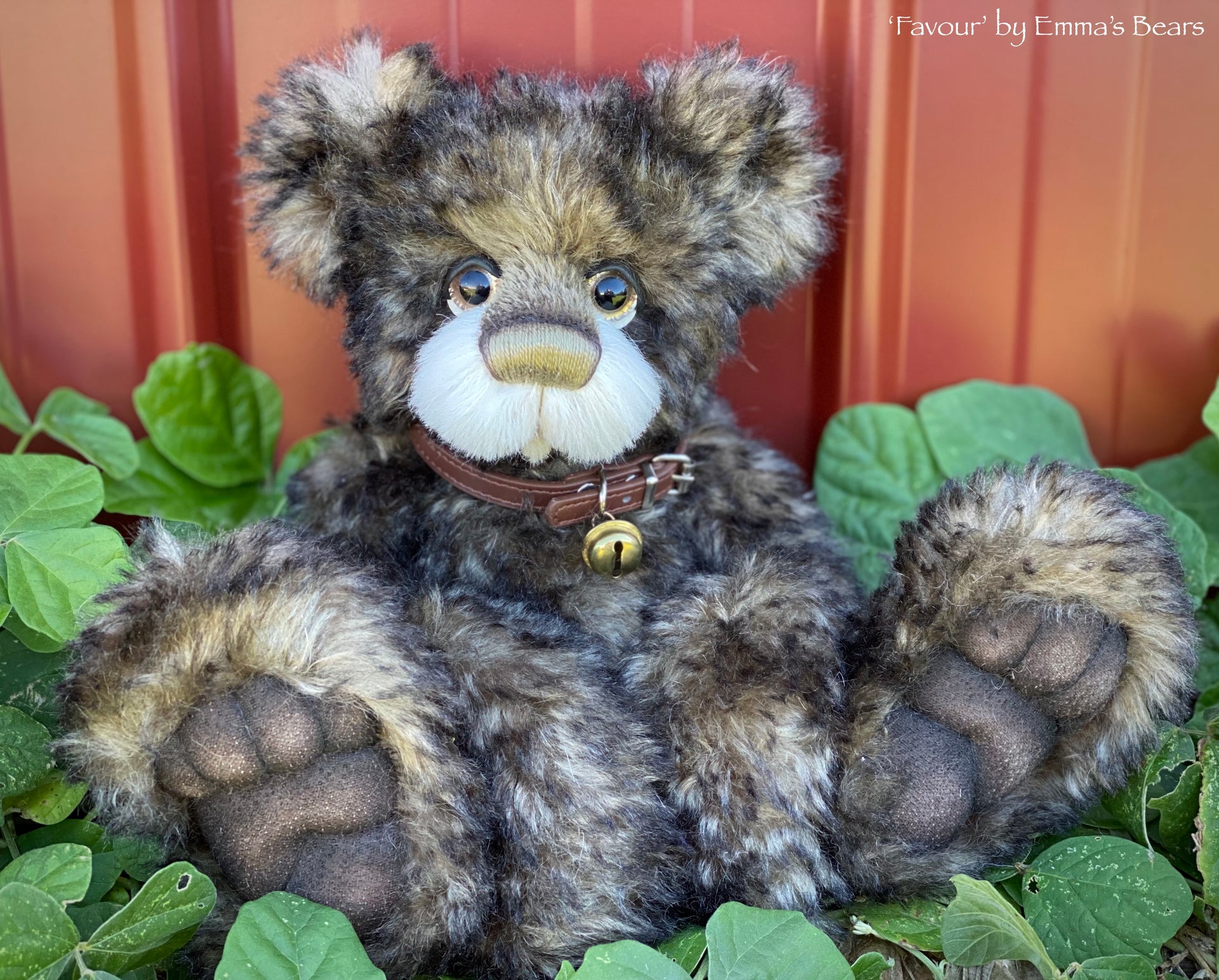 Favour - 14" Tipped Mohair artist bear by Emma's Bears - OOAK