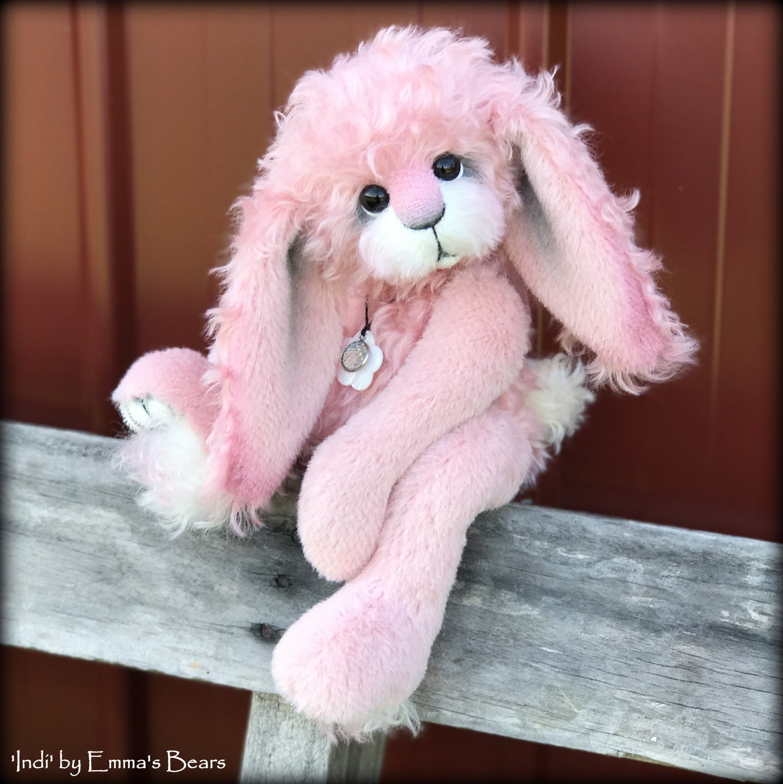 Indi - 11" Mohair and Alpaca Artist Bunny by Emma's Bears - OOAK