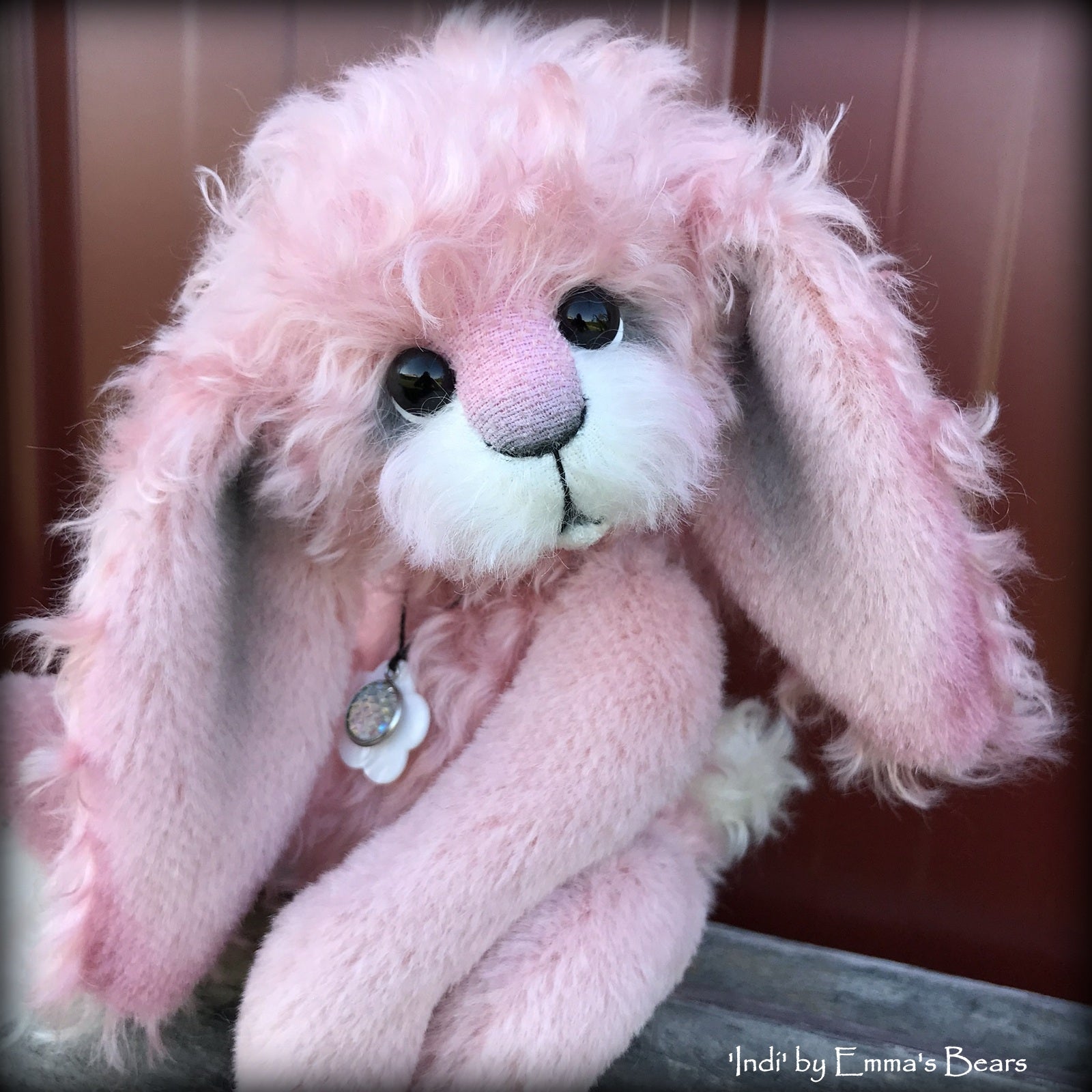 Indi - 11" Mohair and Alpaca Artist Bunny by Emma's Bears - OOAK