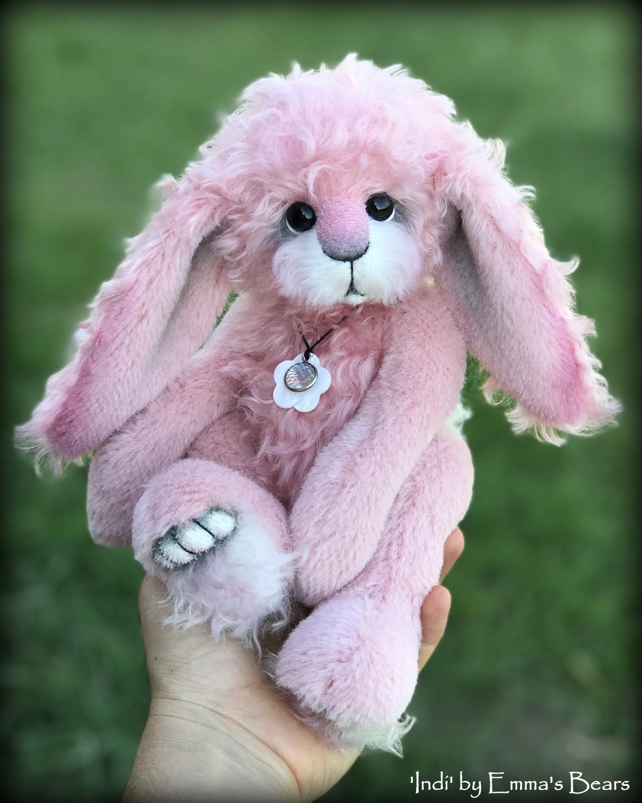 Indi - 11" Mohair and Alpaca Artist Bunny by Emma's Bears - OOAK