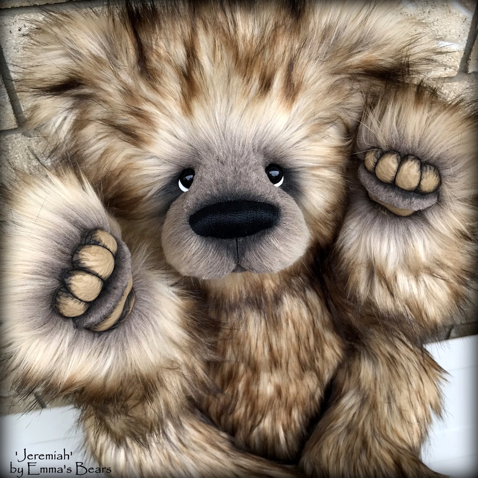 Jeremiah - 28in Deluxe Faux Fur Artist Bear by Emmas Bears - OOAK