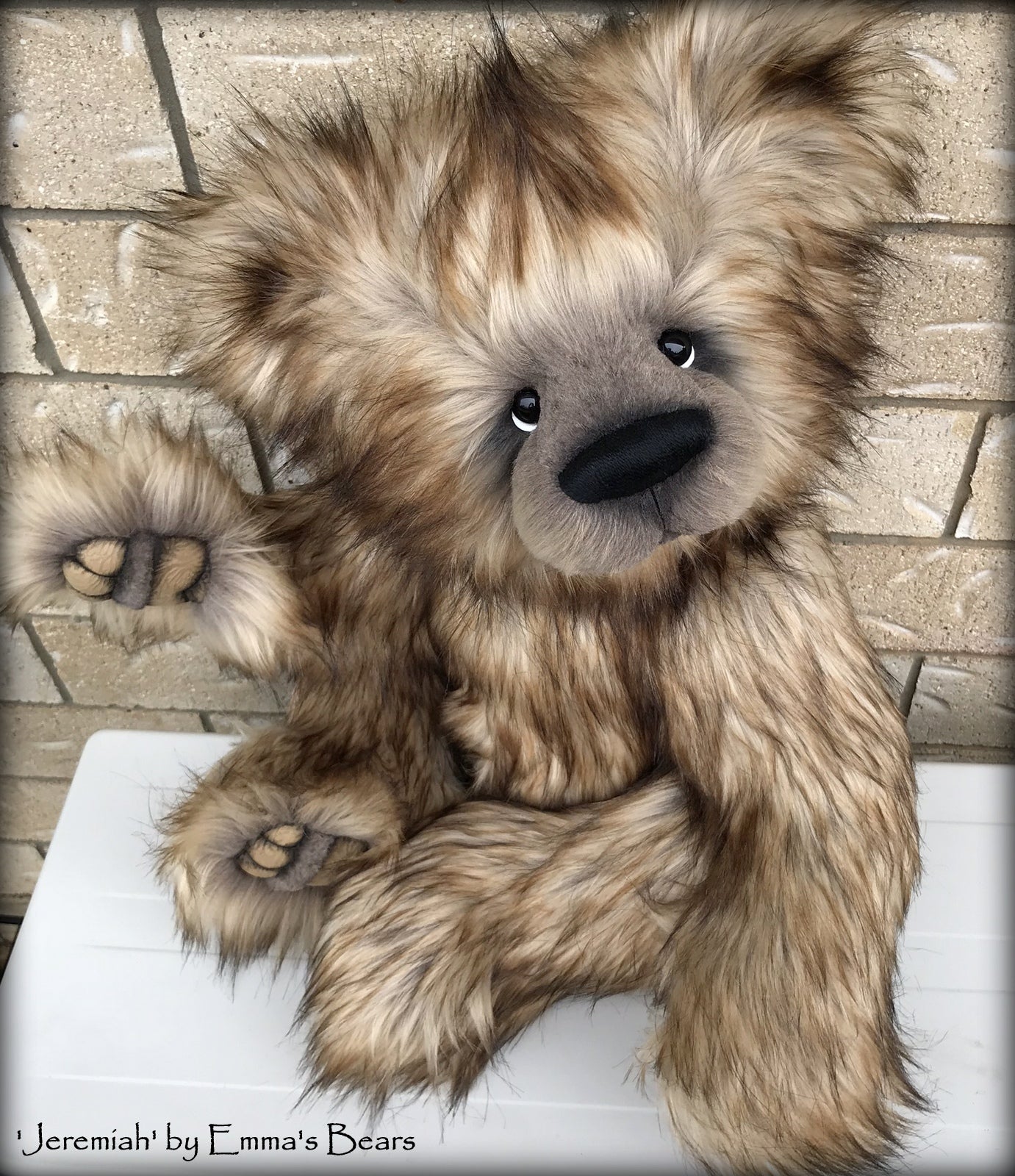 Jeremiah - 28in Deluxe Faux Fur Artist Bear by Emmas Bears - OOAK