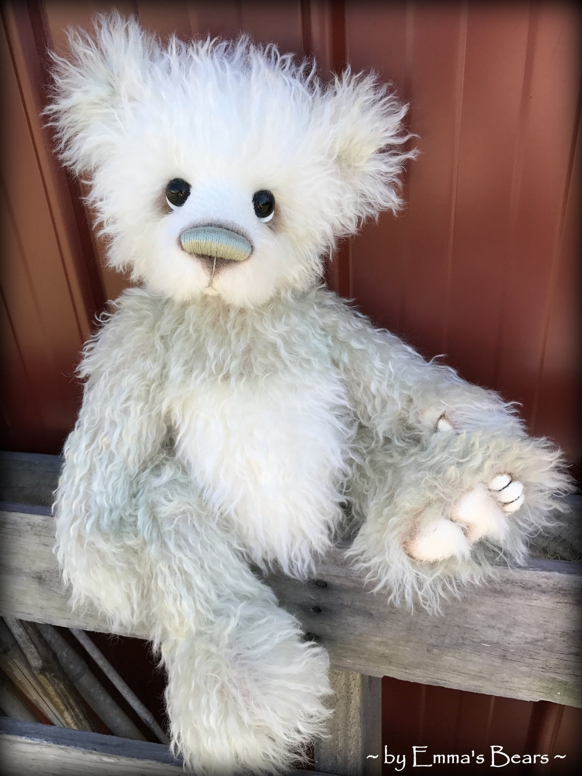 Toddler Wesley Winston - 18" curlylocks MOHAIR Artist toddler style Bear by Emmas Bears - OOAK