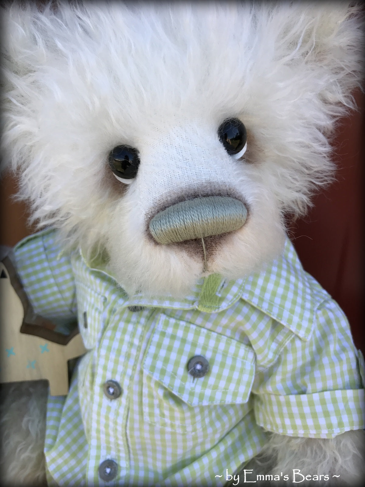 Toddler Wesley Winston - 18" curlylocks MOHAIR Artist toddler style Bear by Emmas Bears - OOAK