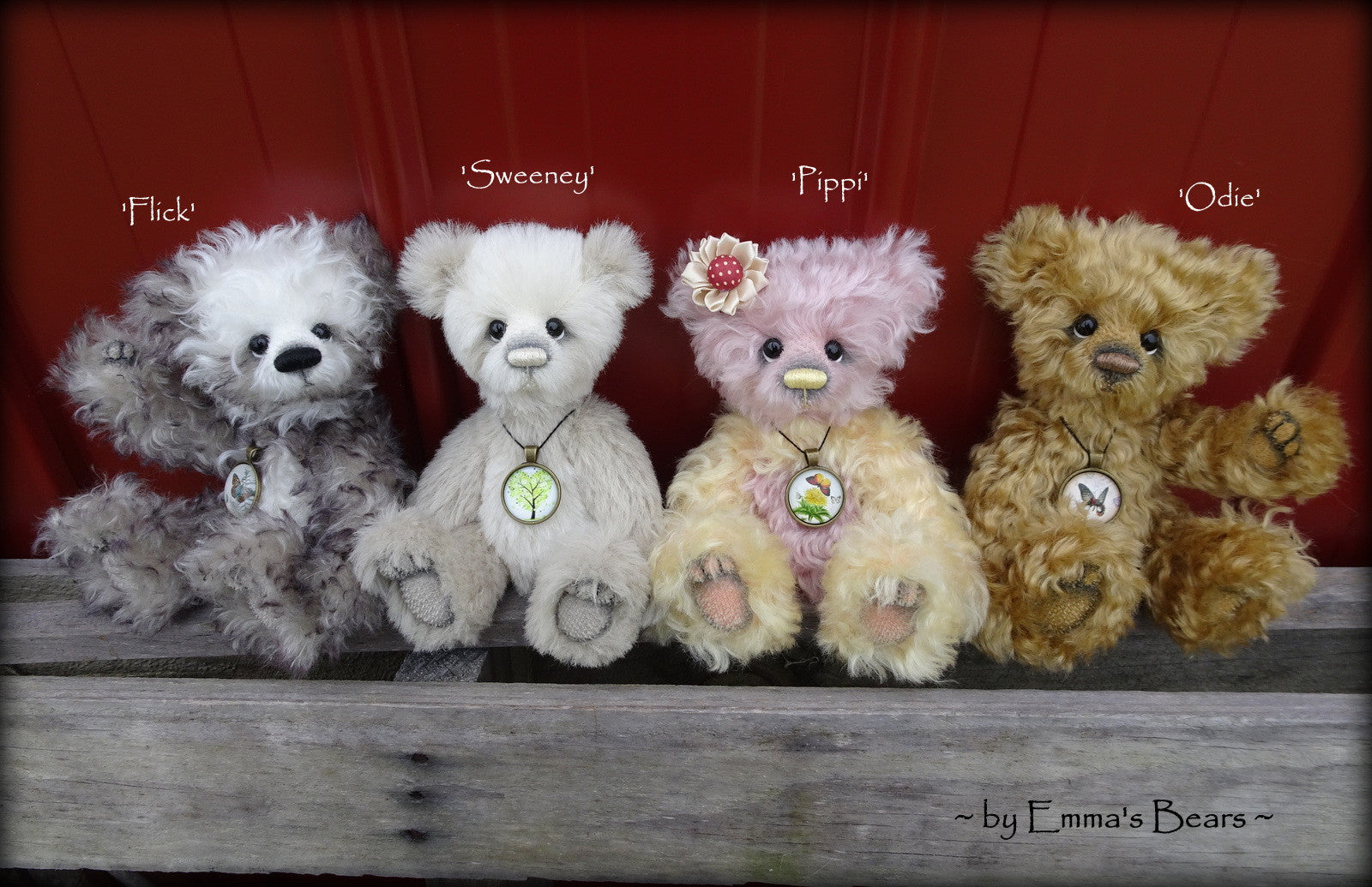 Pippi - 9in mohair Artist Bear by Emmas Bears