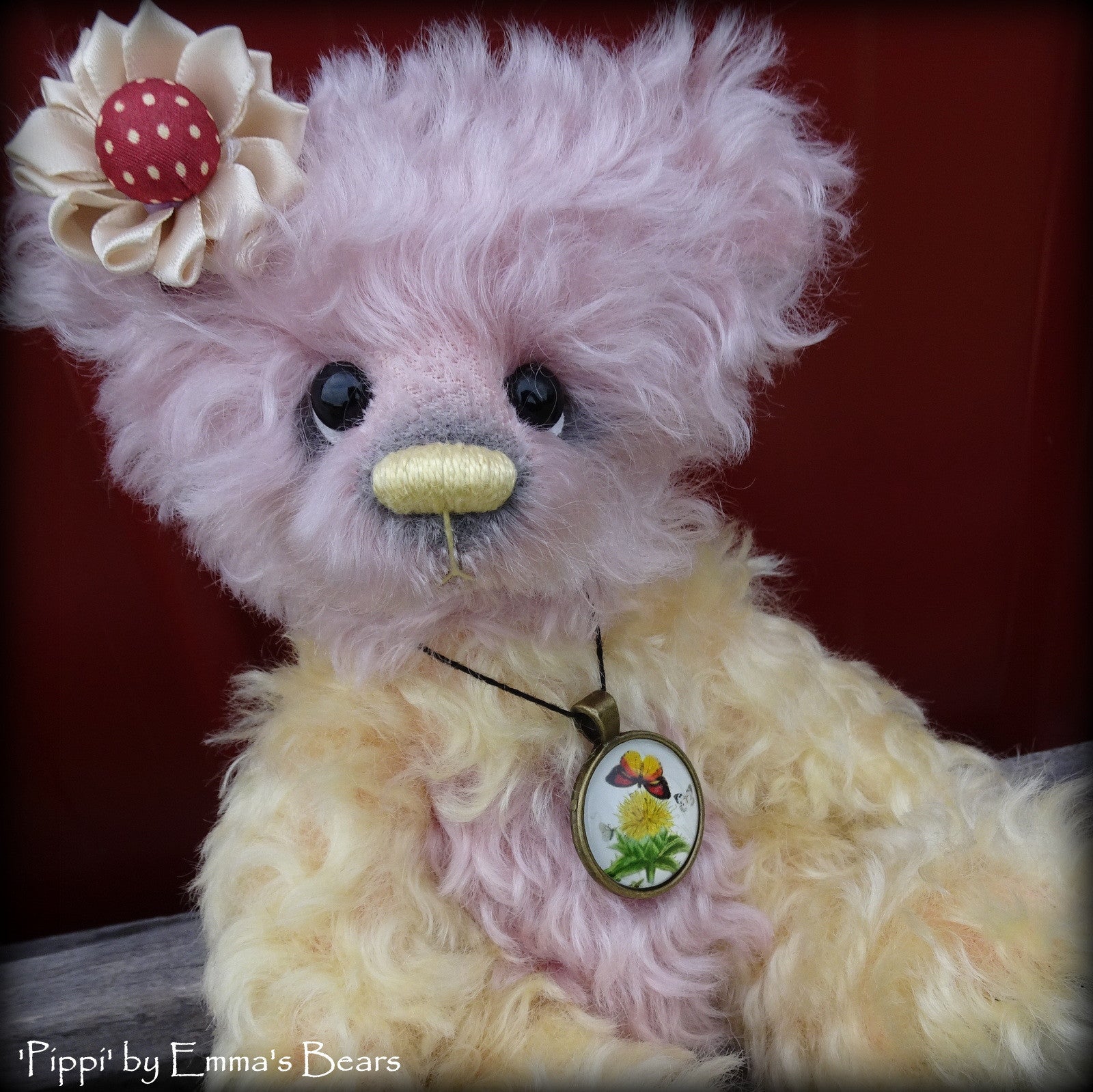 Pippi - 9in mohair Artist Bear by Emmas Bears