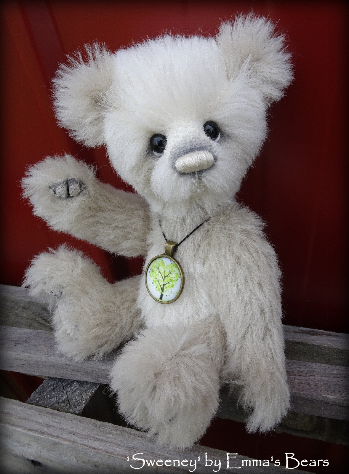 Sweeney - 9in alpaca Artist Panda Bear by Emma's Bears