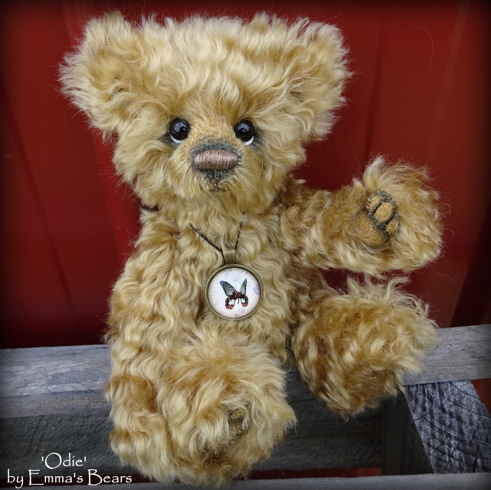 Odie - 9in kid mohair Artist Bear by Emma's Bears