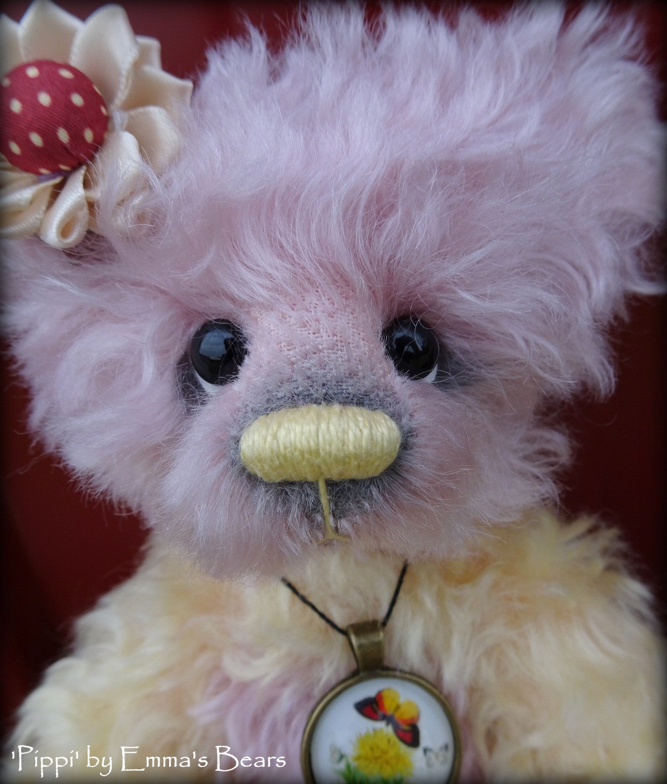 Pippi - 9in mohair Artist Bear by Emmas Bears