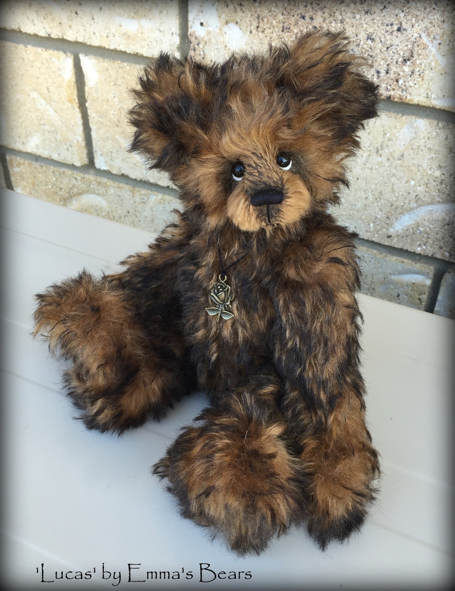 Lucas - 10" kid mohair bear by Emmas Bears - OOAK