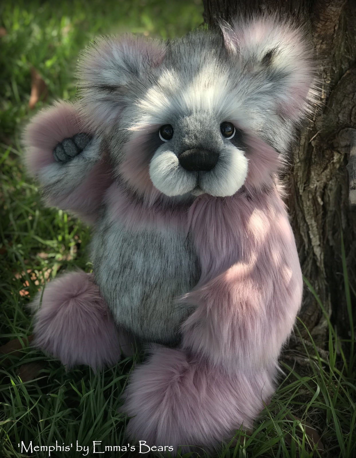 Memphis - 21" faux fur Artist Bear by Emma's Bears - OOAK