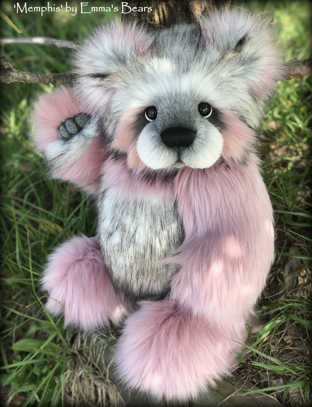 Memphis - 21" faux fur Artist Bear by Emma's Bears - OOAK