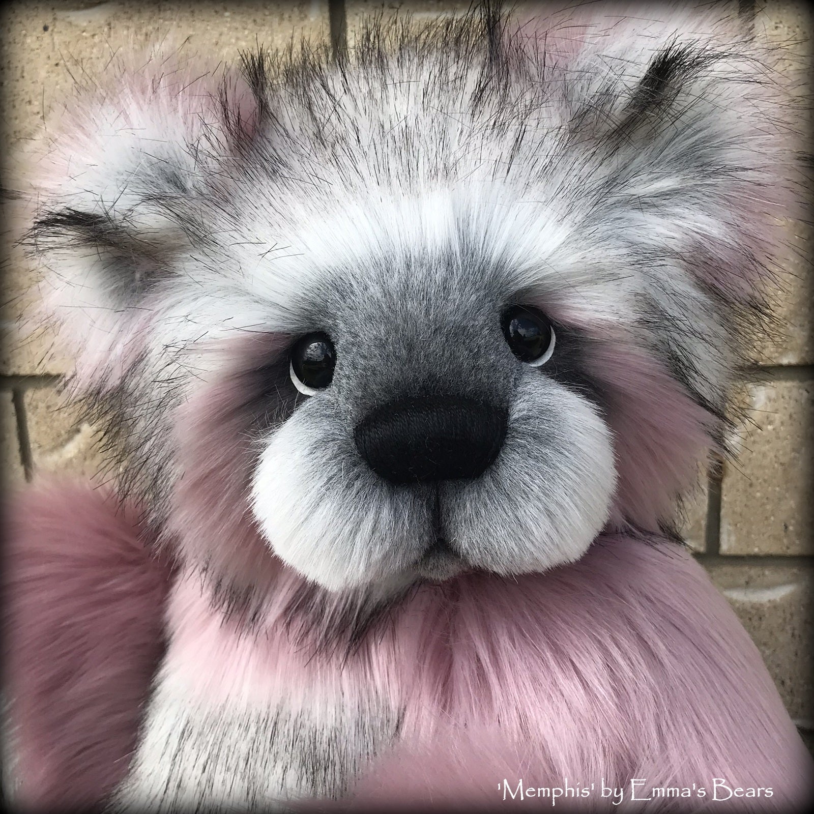 Memphis - 21" faux fur Artist Bear by Emma's Bears - OOAK