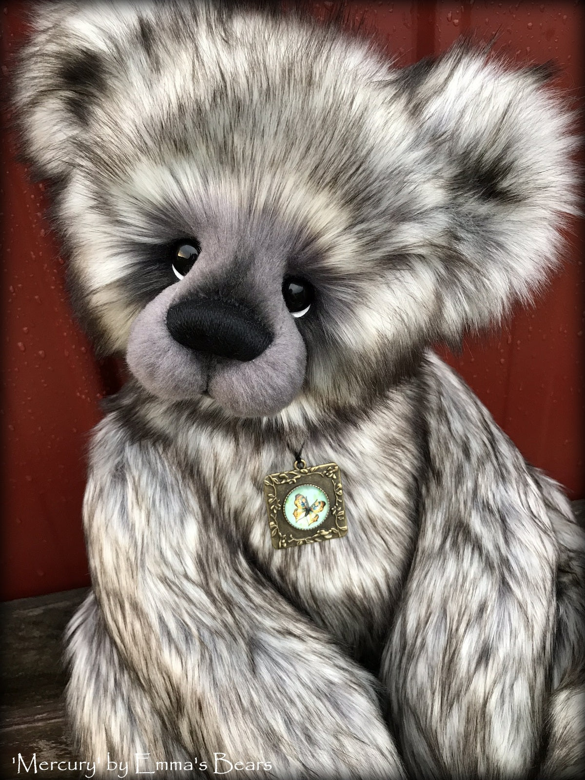 Mercury - 21IN faux fur bear by Emmas Bears - OOAK